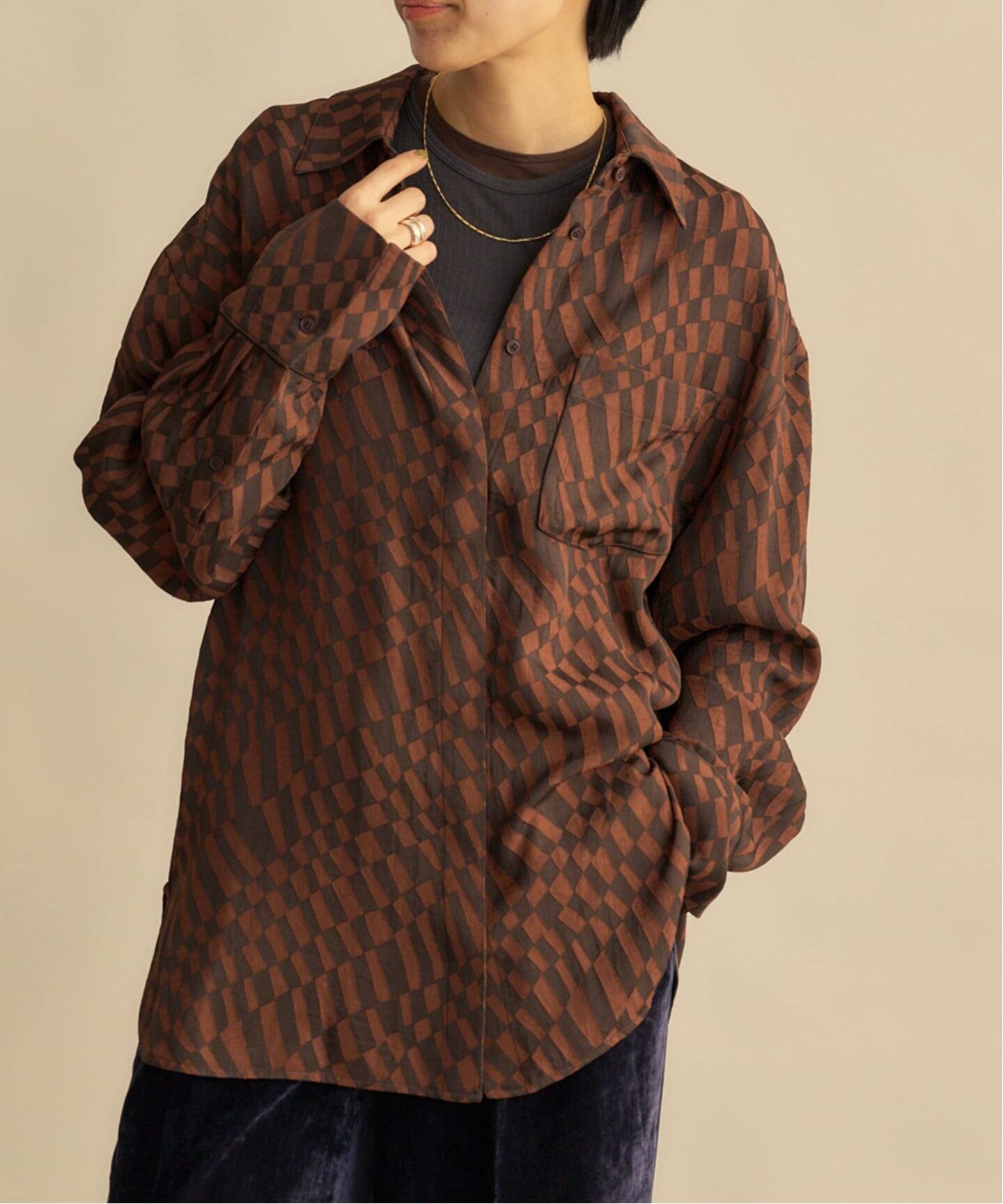 TODAYFUL Geometric Over Shirts（シャツ／ブラウス）｜BOICE FROM 
