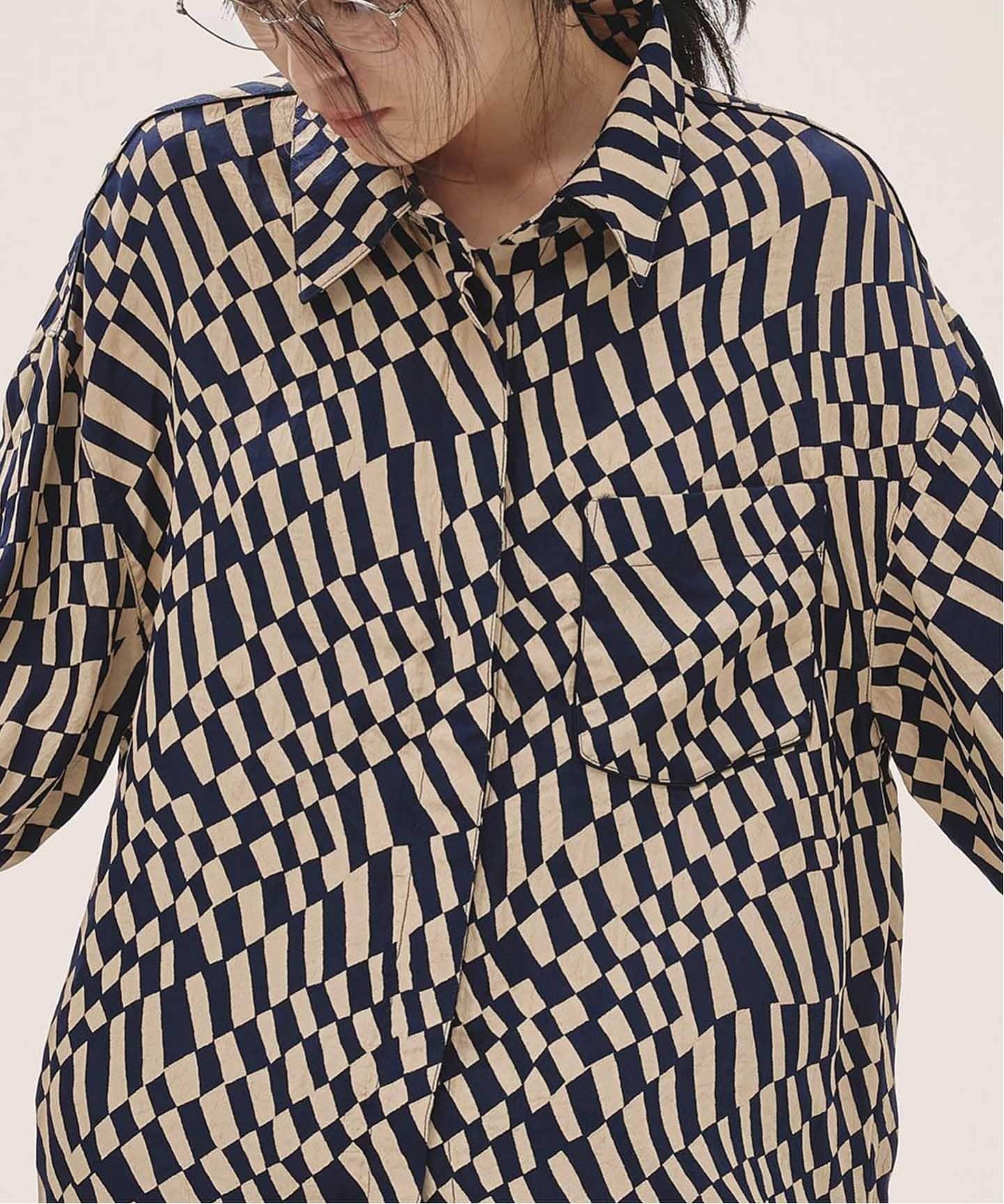 トップス todayful geometric over shirt TODAYFUL(トゥデイフル) / Life's online store（ライフズ