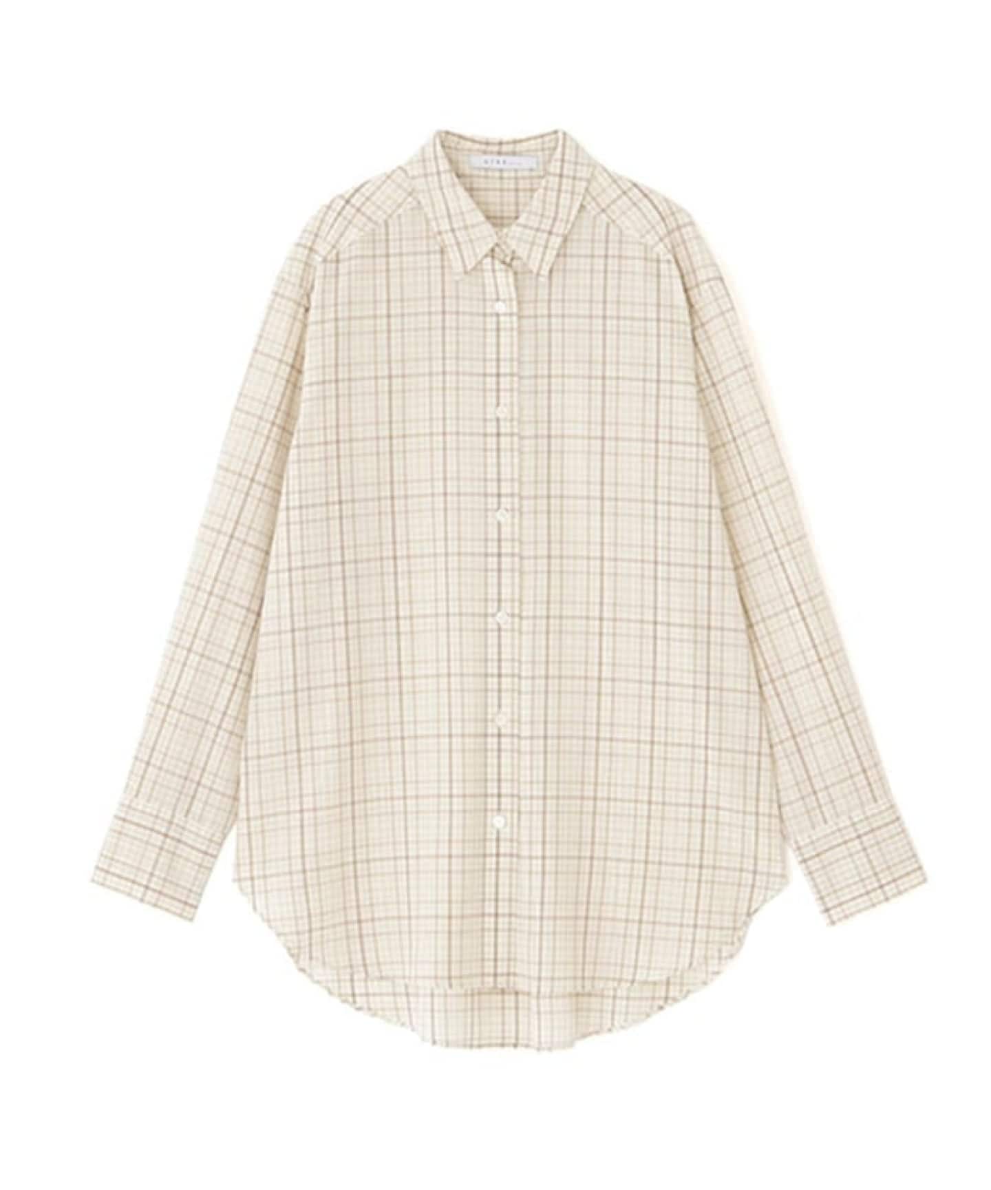 ETRE TOKYO オリジナルマルチチェックシャツ 新品 オリジナルマルチチェックシャツ(F BEIGE): トップス │ ETRE
