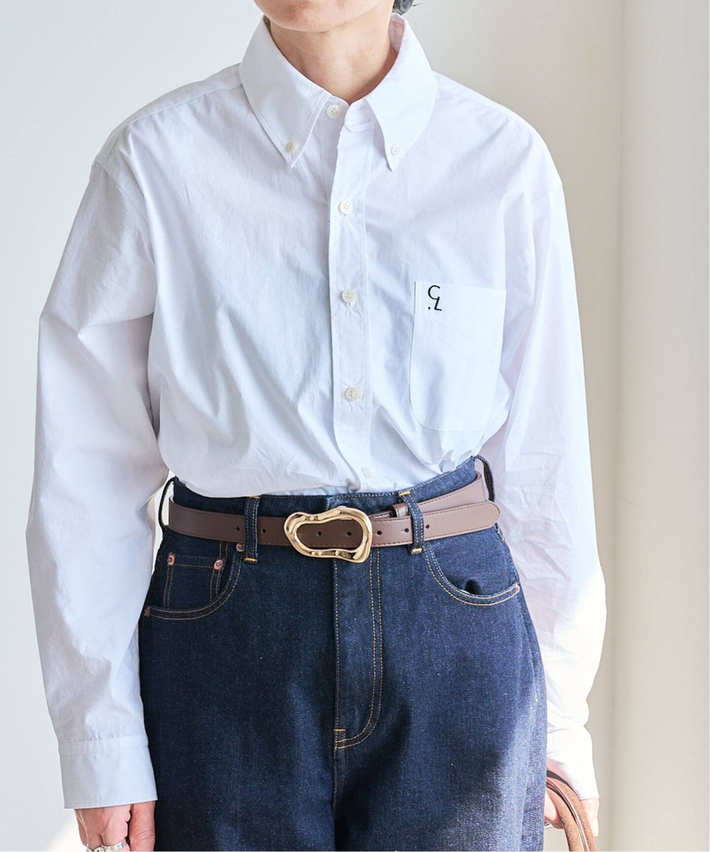 トップス CLANE LOGO BUTTON-DOWN BASIC SHIRTS LOGO BUTTON-DOWN BASIC SHIRTS｜TOPS(トップス)｜CLANE