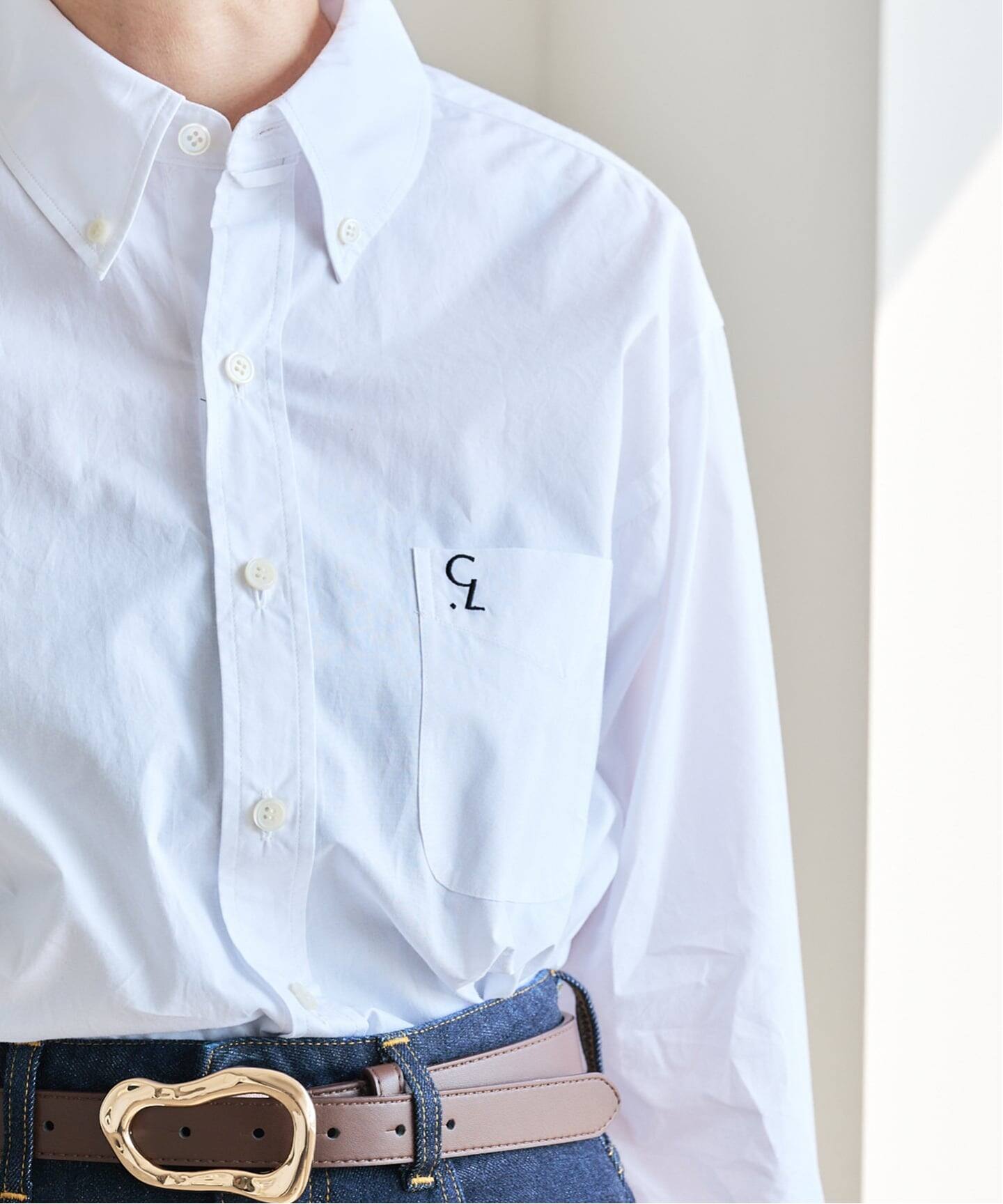 CLANE LOGO BUTTON-DOWN BASIC SHIRTS（シャツ／ブラウス