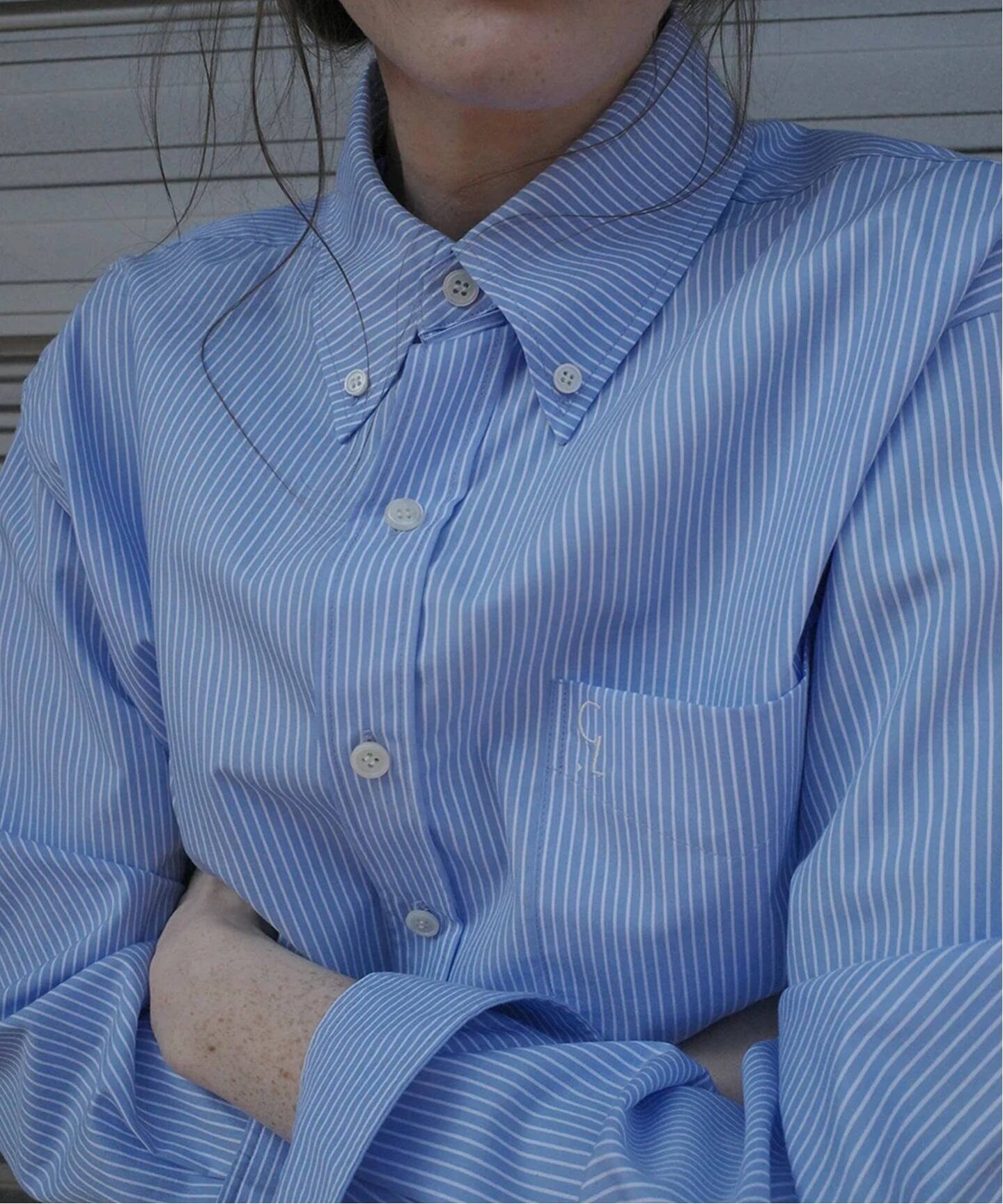 CLANE　LOGO BUTTON-DOWN BASIC SHIRTS CLANE LOGO BUTTON-DOWN BASIC SHIRTS（シャツ／ブラウス