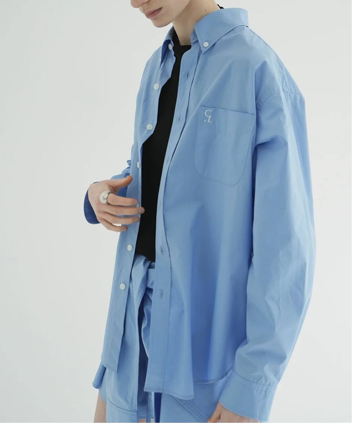 CLANE　LOGO BUTTON-DOWN BASIC SHIRTS CLANE LOGO BUTTON-DOWN BASIC SHIRTS（シャツ／ブラウス