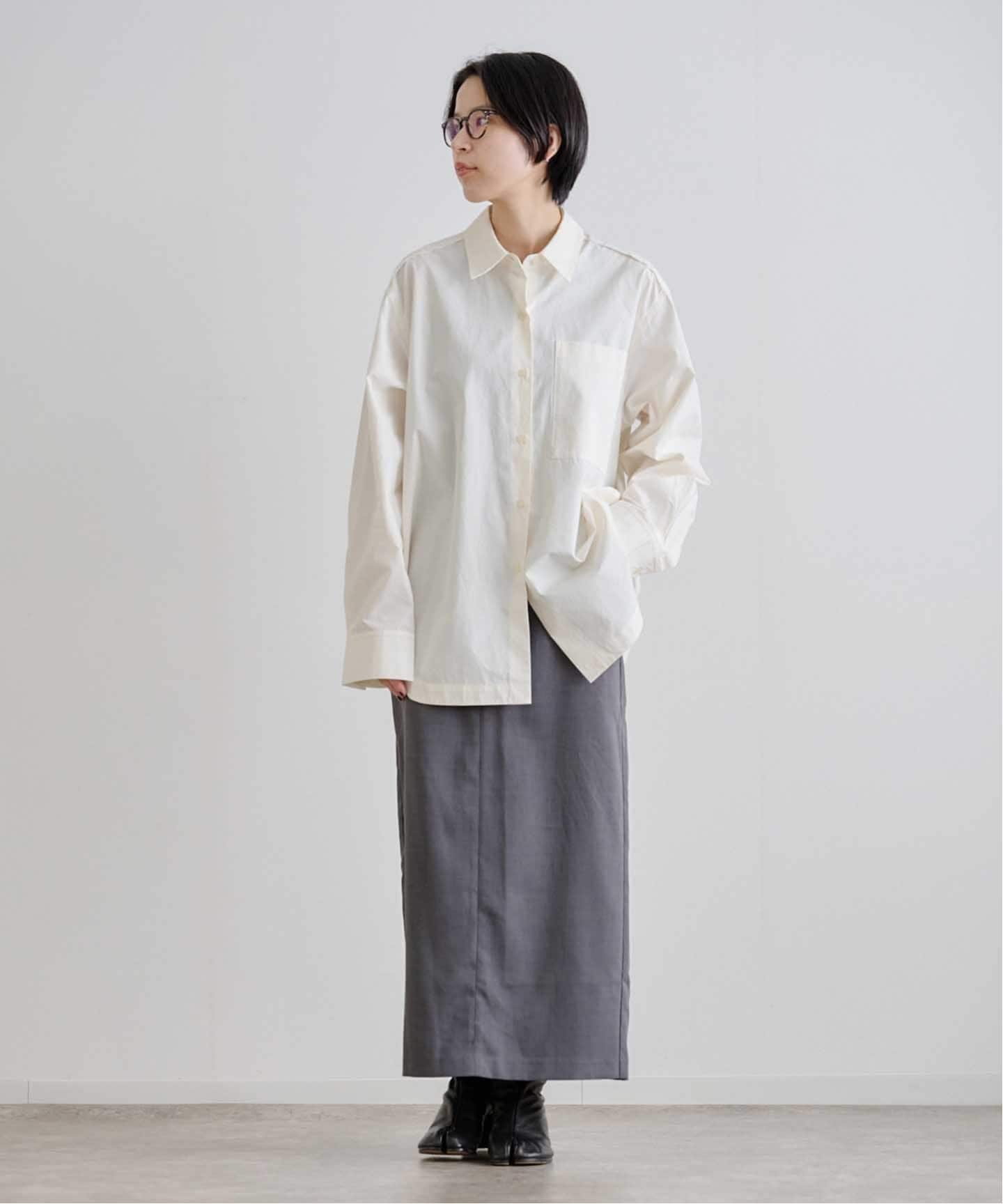 【anuke】Highcount Over Shirts チャコールグレー ànuke online store（アンヌーク） / Highcount Over ShirtsHighcount