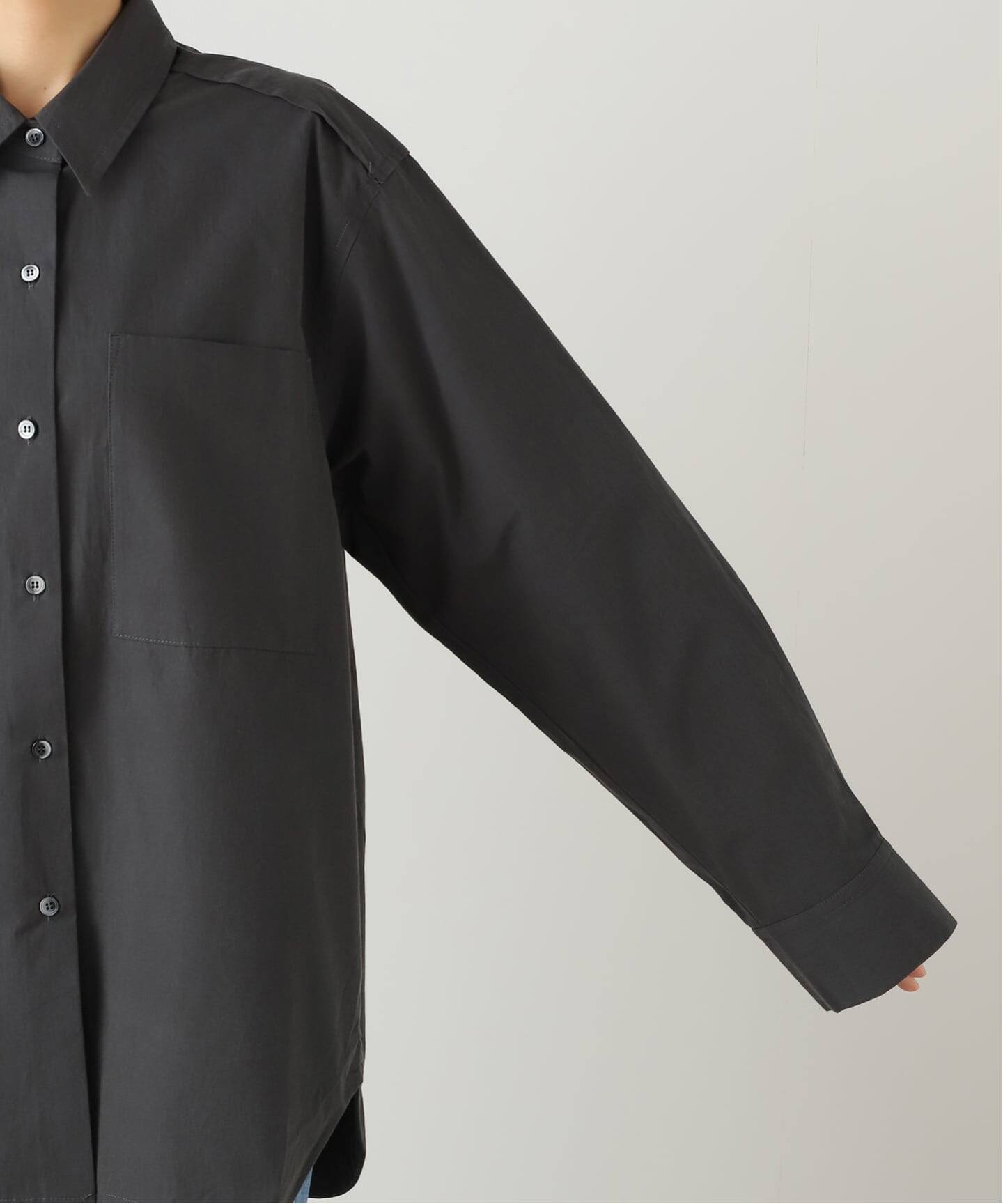 【anuke】Highcount Over Shirts チャコールグレー anuke Highcount Over Shirts（シャツ／ブラウス）｜BOICE FROM