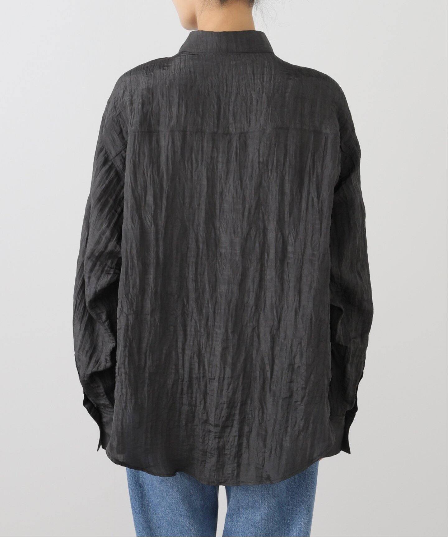 todayful Crape Satin Shirts インディゴ