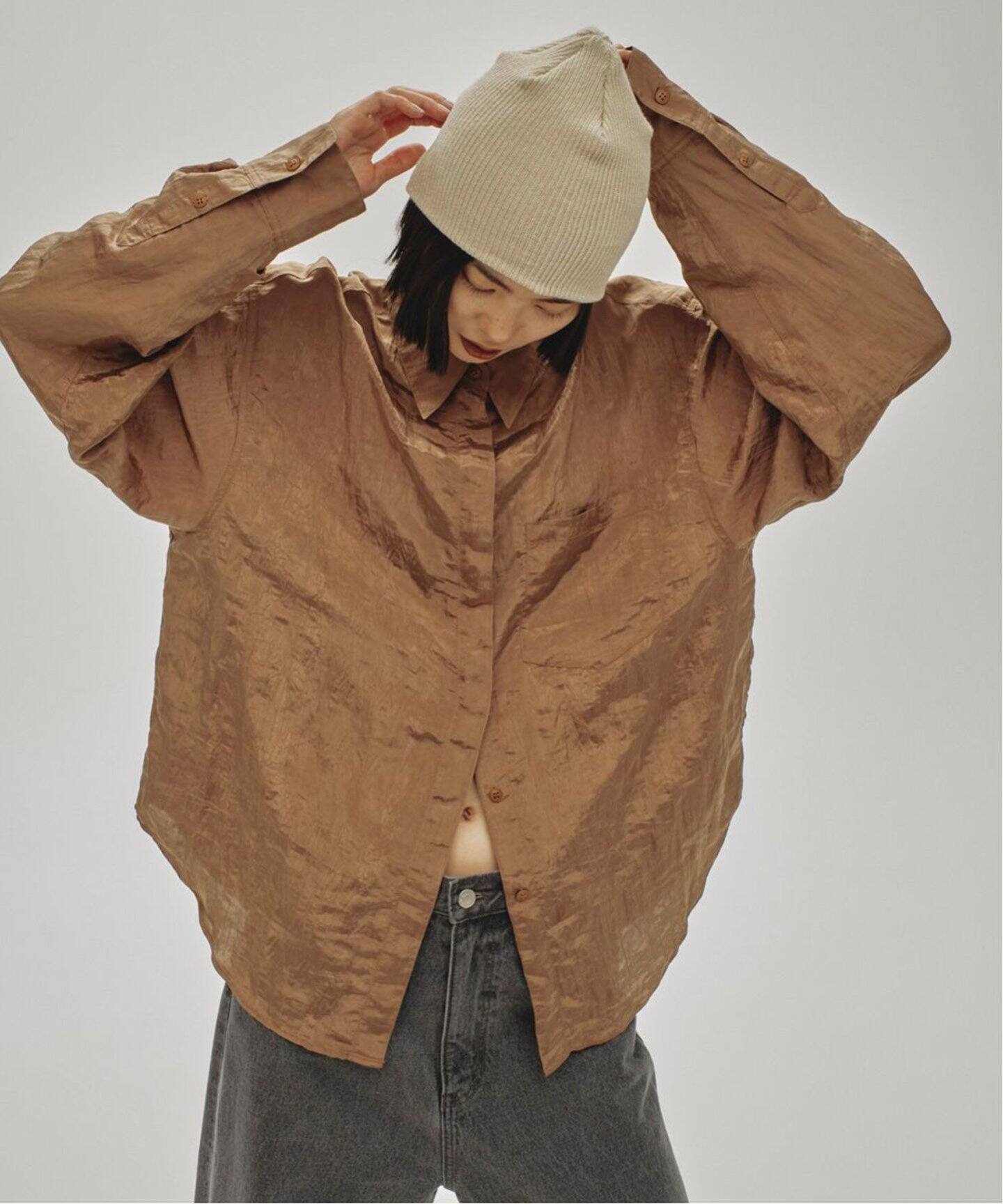 TODAYFUL Crape Satin Shirts（シャツ／ブラウス）｜BOICE FROM 