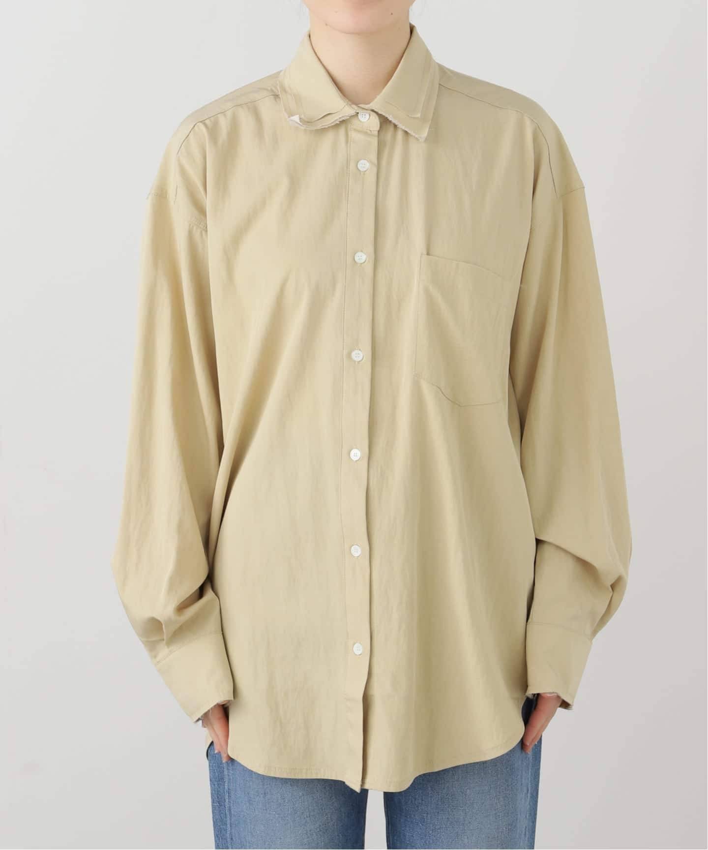 トップス anuke*Chambray Over Shirts anuke Chambray Over Shirts（シャツ／ブラウス）｜BOICE FROM