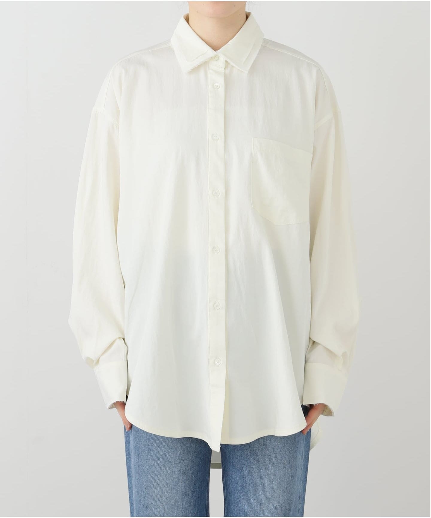 トップス anuke*Chambray Over Shirts anuke Chambray Over Shirts（シャツ／ブラウス）｜BOICE FROM