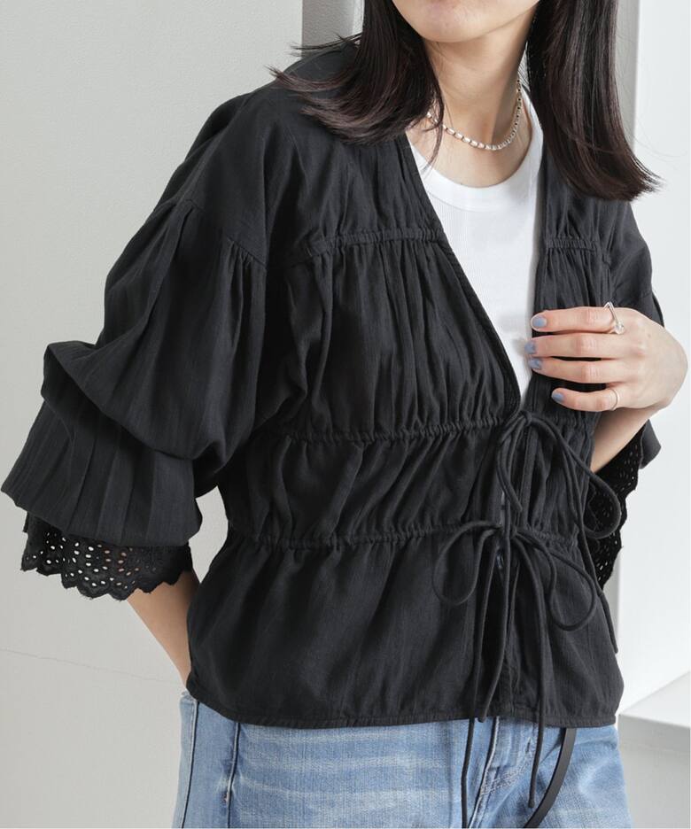 anuke Vneck Lace Blouse 62510408（シャツ／ブラウス）｜BOICE FROM 
