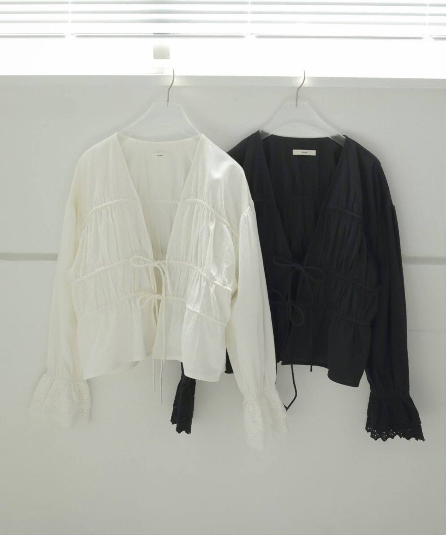 anuke Vneck Lace Blouse 62510408（シャツ／ブラウス）｜BOICE FROM 