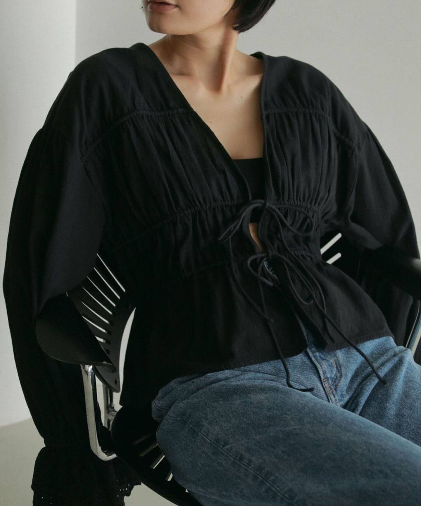 anuke Vneck Lace Blouse 62510408（シャツ／ブラウス）｜BOICE FROM 