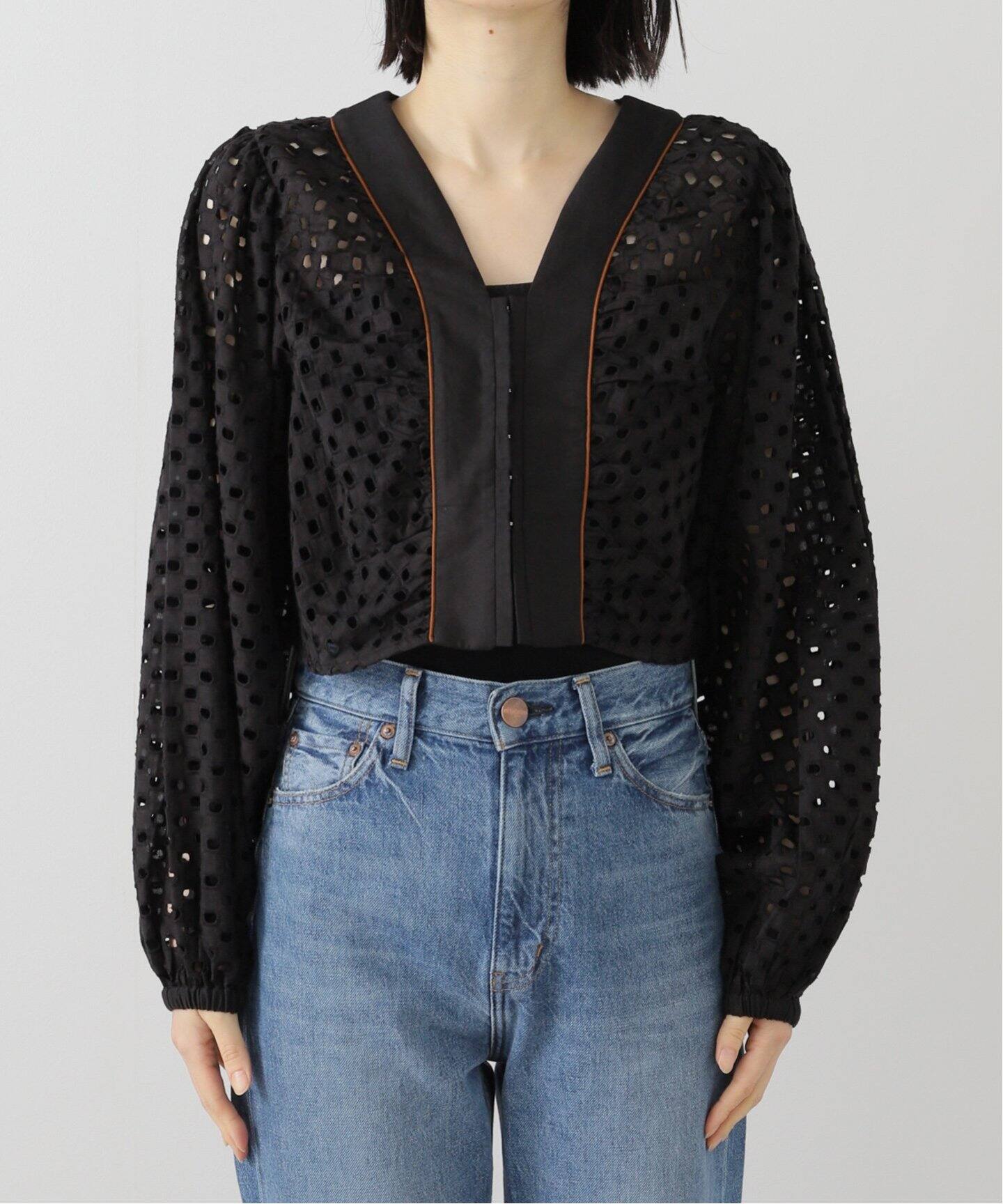 anuke Volume Cutwork Blouse（シャツ／ブラウス）｜BOICE FROM 