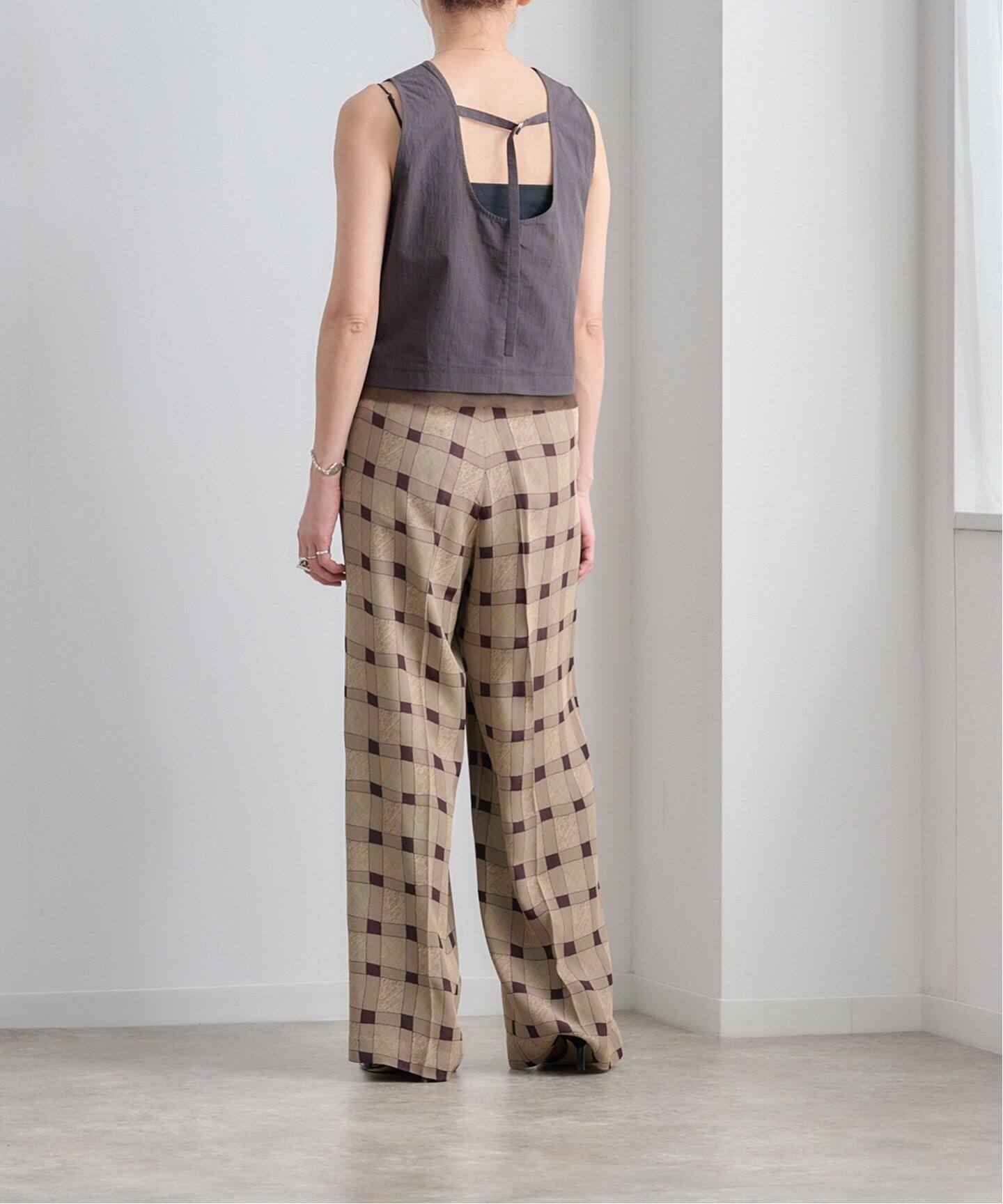 anuke Backopen Check Tops 62510405（シャツ／ブラウス
