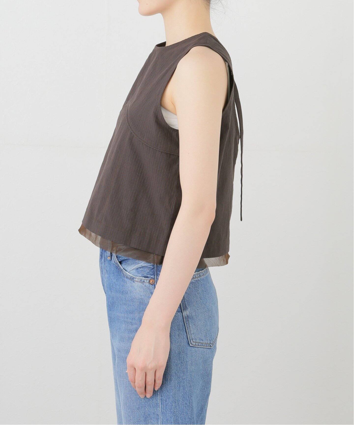 【新品】anuke Backopen Check Tops anuke Backopen Check Tops 62510405（シャツ／ブラウス