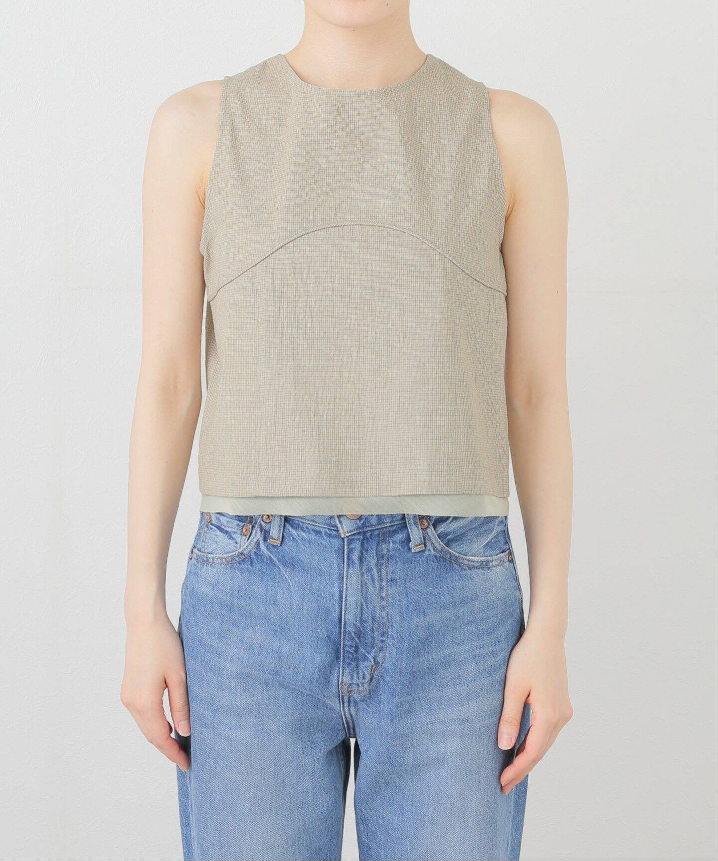 anuke Backopen Check Tops 62510405（シャツ／ブラウス