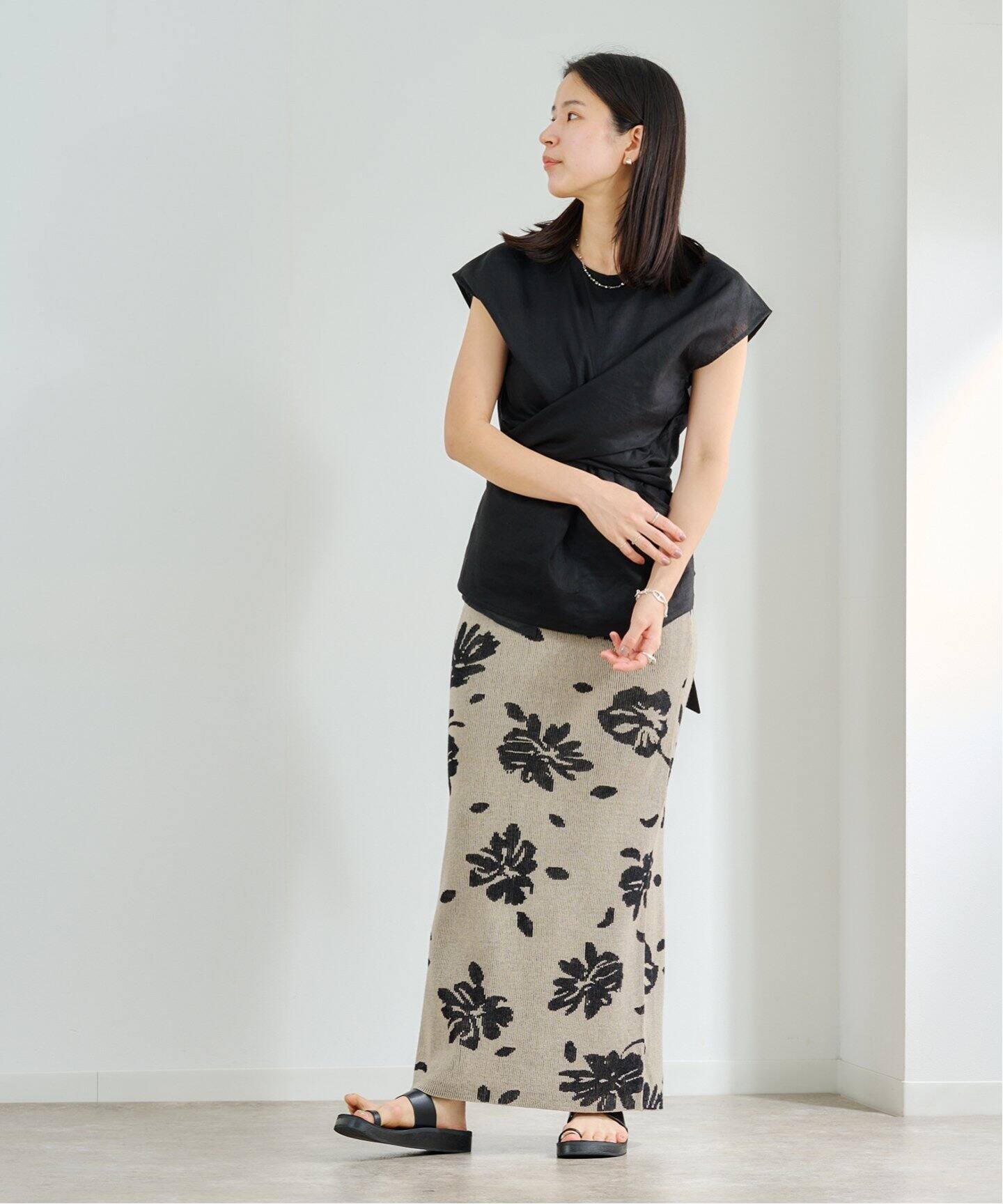 anuke Linen Cachecoeur Tops