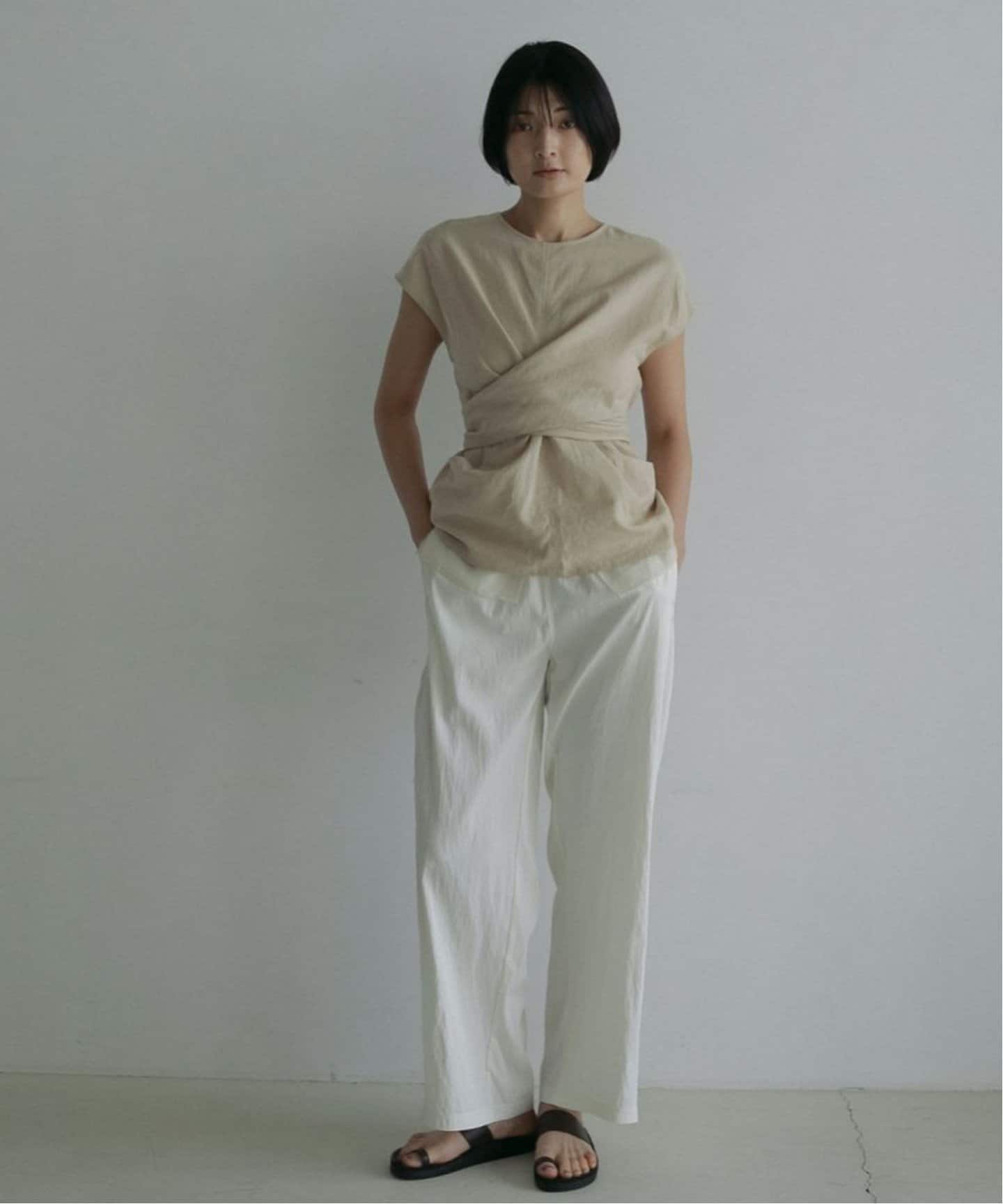 anuke Linen Cachecoeur Tops 62510431（シャツ／ブラウス