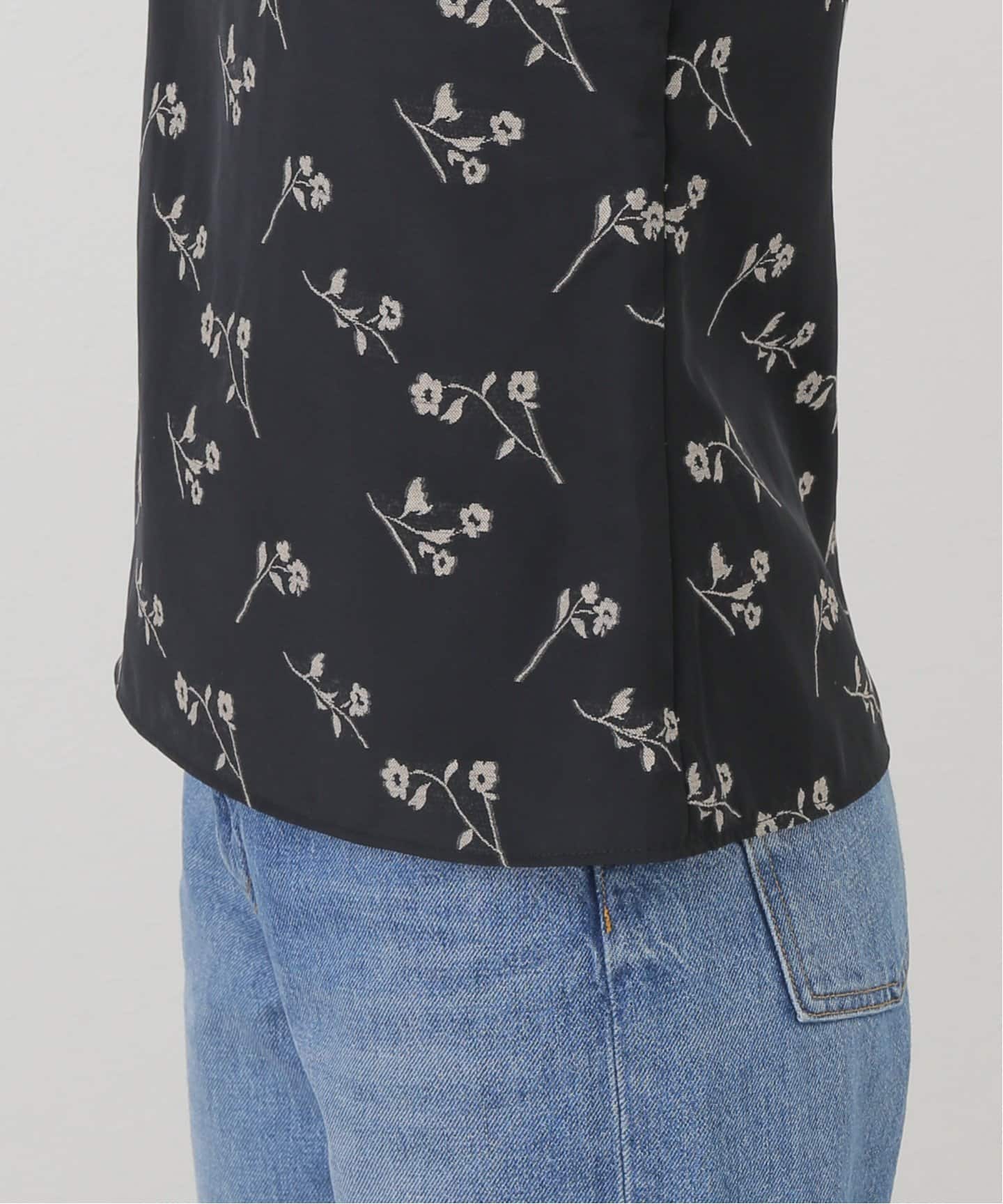 anuke Flower Jacquard Tops 62510430（シャツ／ブラウス