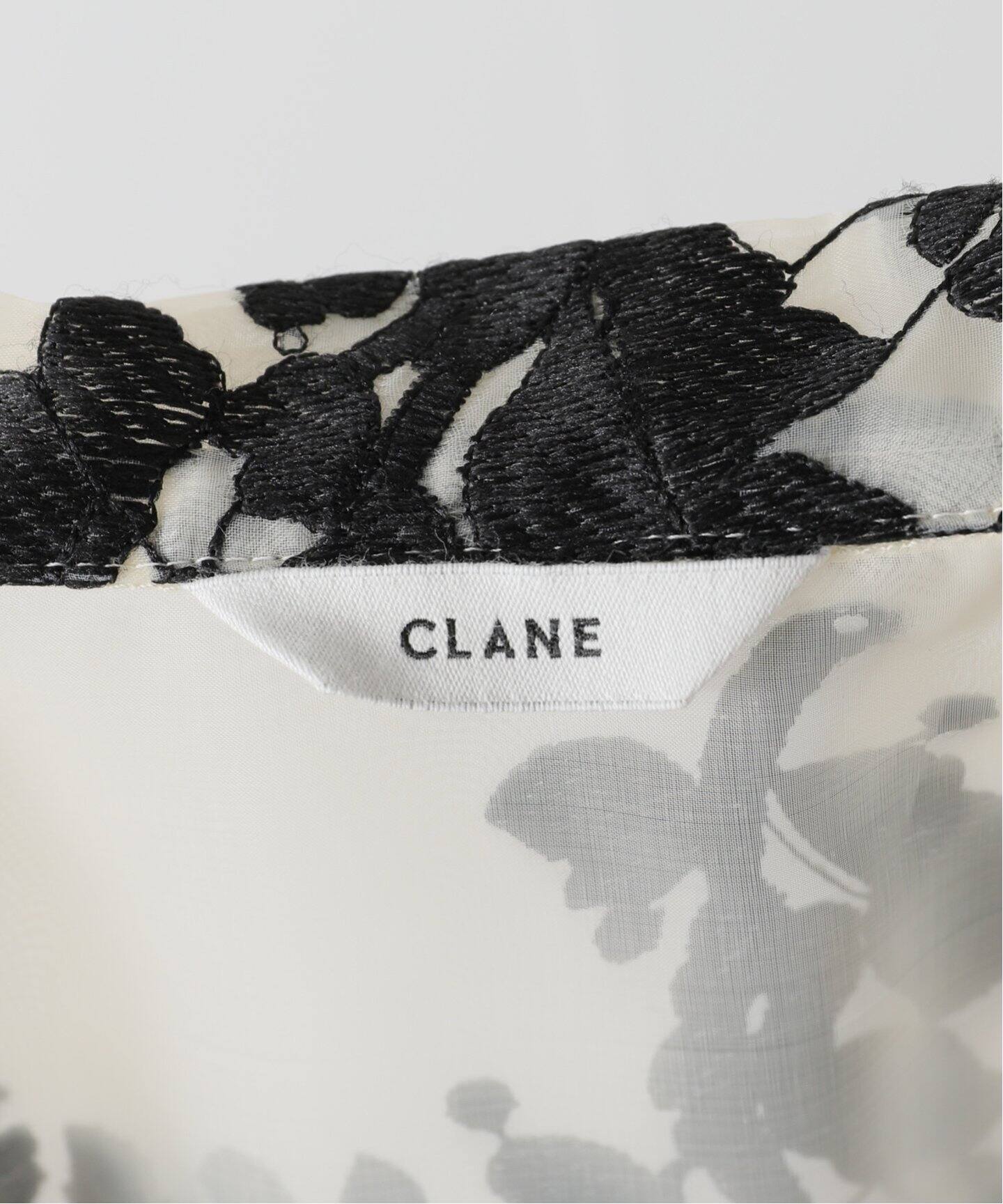 CLANE クラネ　SHEER FROWER LACE SHIRTS CLANE(クラネ) SHEER FLOWER LACE SHIRTS IVORY | サウス