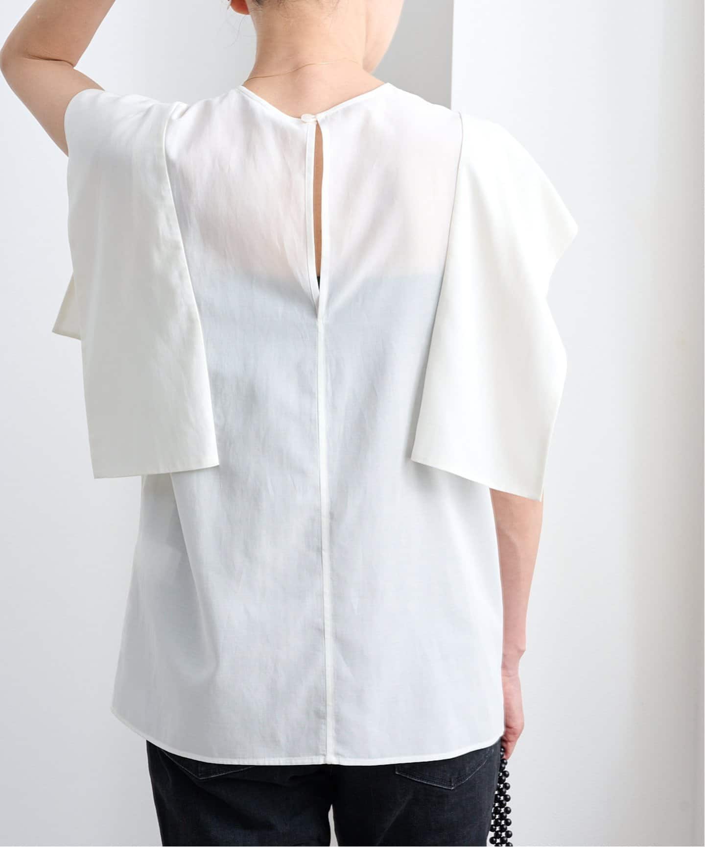 CLANE RUFFLE NECK BLOUSE クラネ RUFFLE NECK BLOUSE（シャツ/ブラウス）｜CLANE（クラネ）の