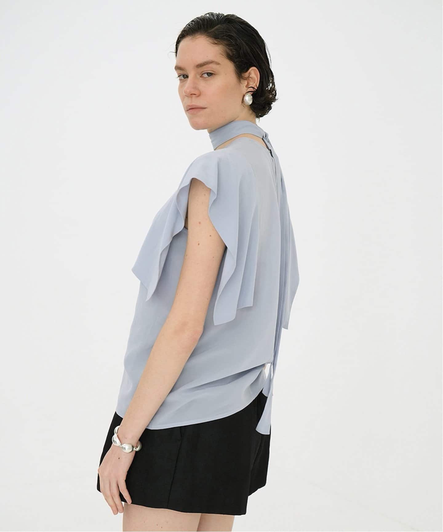 トップス CLANE SQUARE SLEEVE BLOUSE SQUARE SLEEVE BLOUSE(1 WHITE): CLANE: WOMENS｜ STUDIOUS
