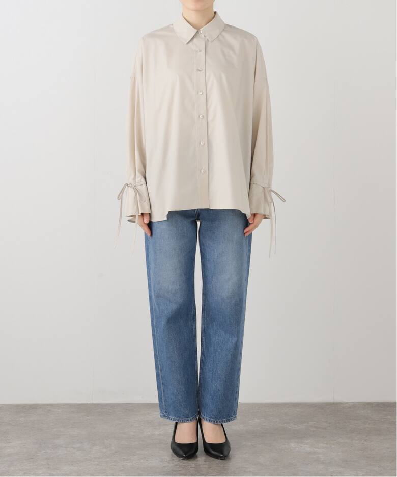 追加》【洗える】バリエーションリボンカフスシャツ（シャツ／ブラウス 