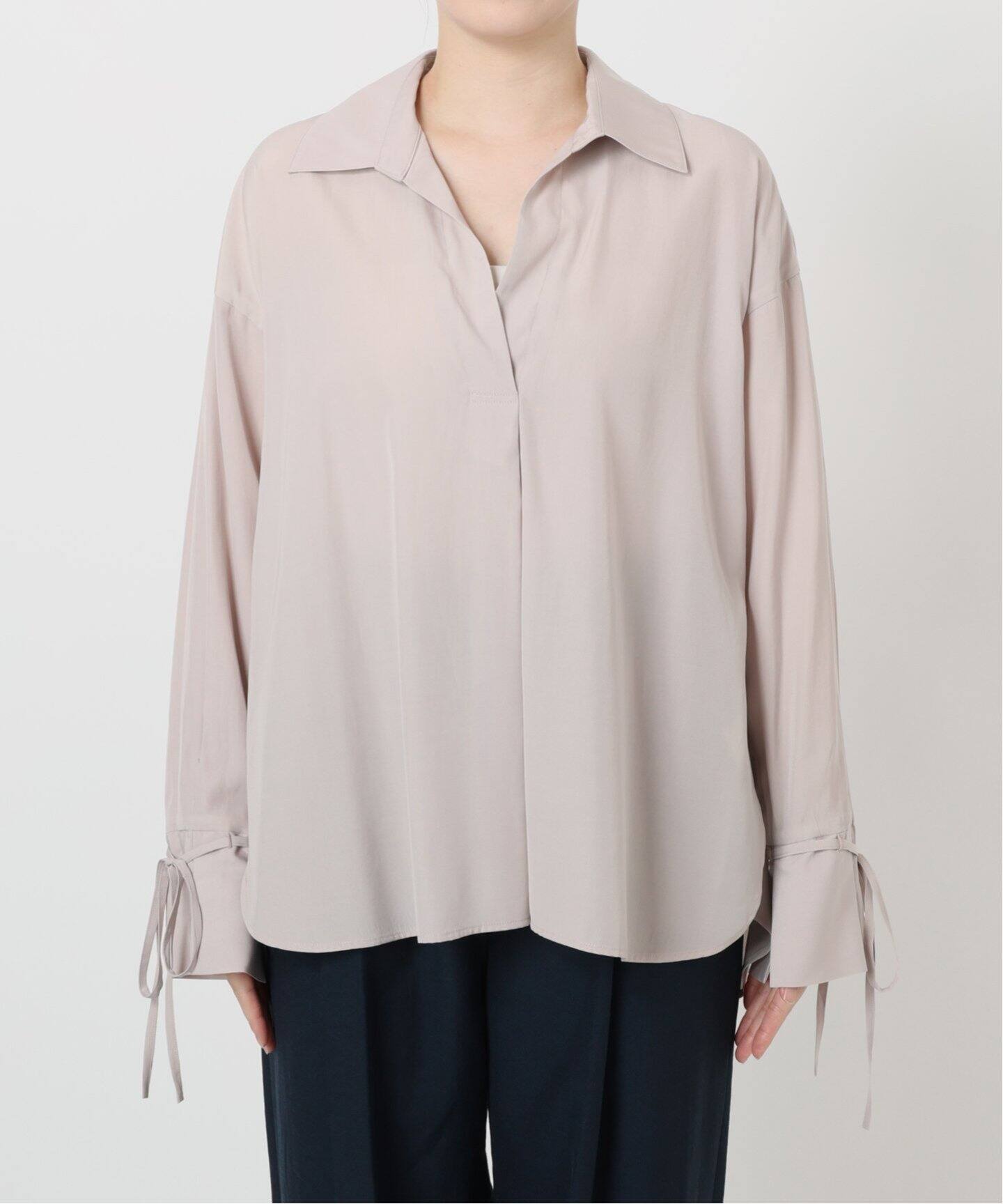 ラ トータリテ（La TOTALITE）/【洗える】スキッパーオータムシャツ 洗える】スキッパーオータムシャツ（シャツ／ブラウス）｜La Totalite