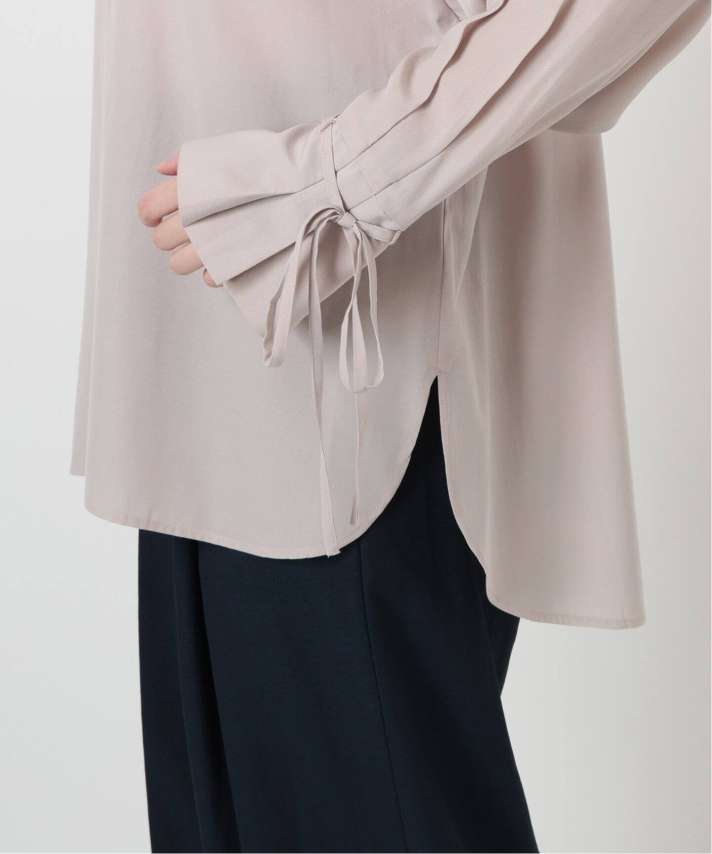 洗える】スキッパーオータムシャツ（シャツ／ブラウス）｜La Totalite