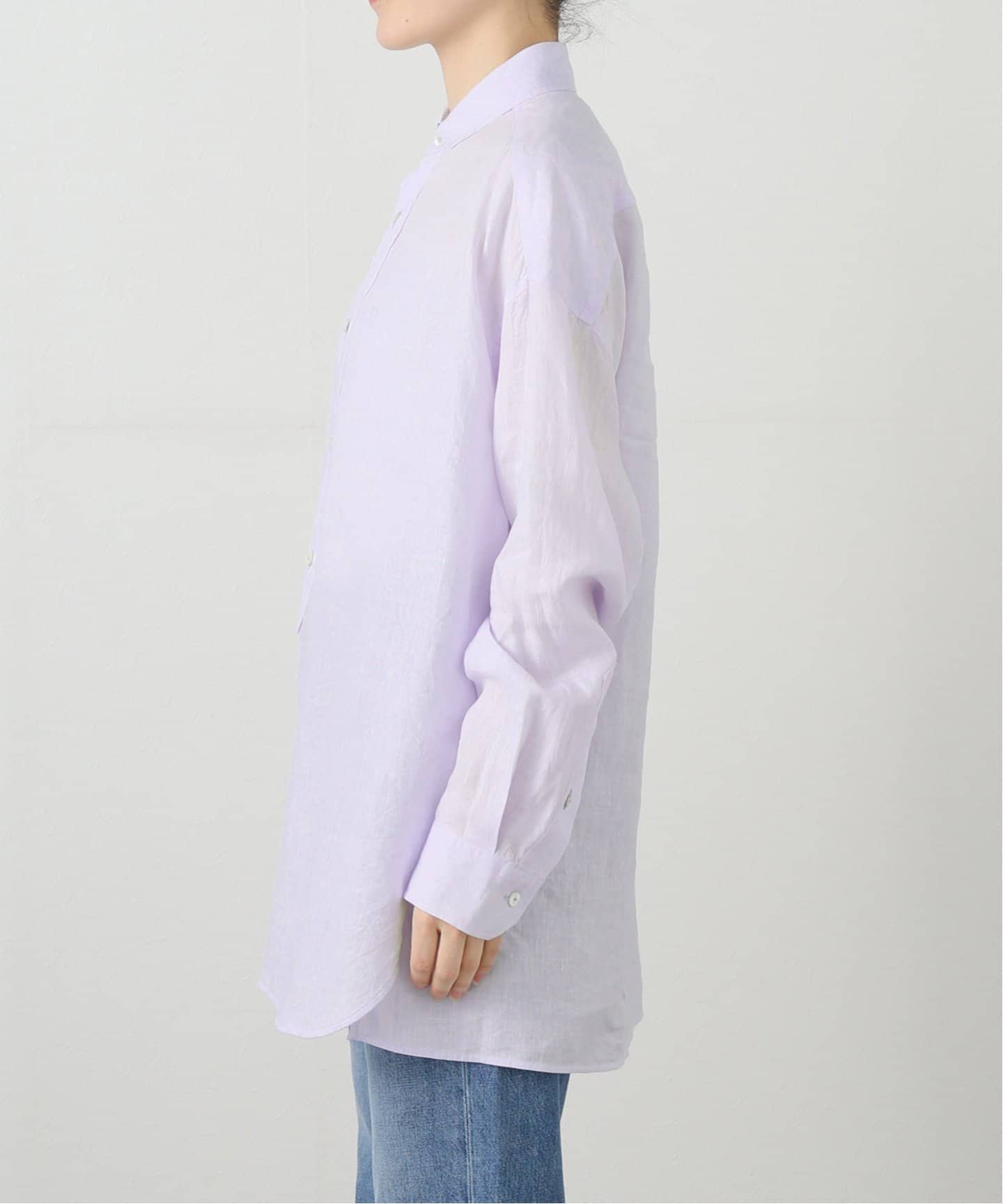 洗える】TICCA/ティッカ リネンスクエアビッグシャツUNI（シャツ