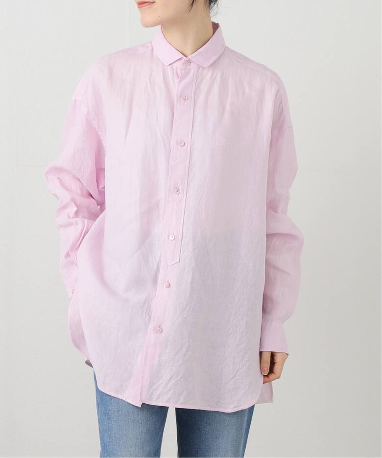 洗える】TICCA/ティッカ リネンスクエアビッグシャツUNI（シャツ 
