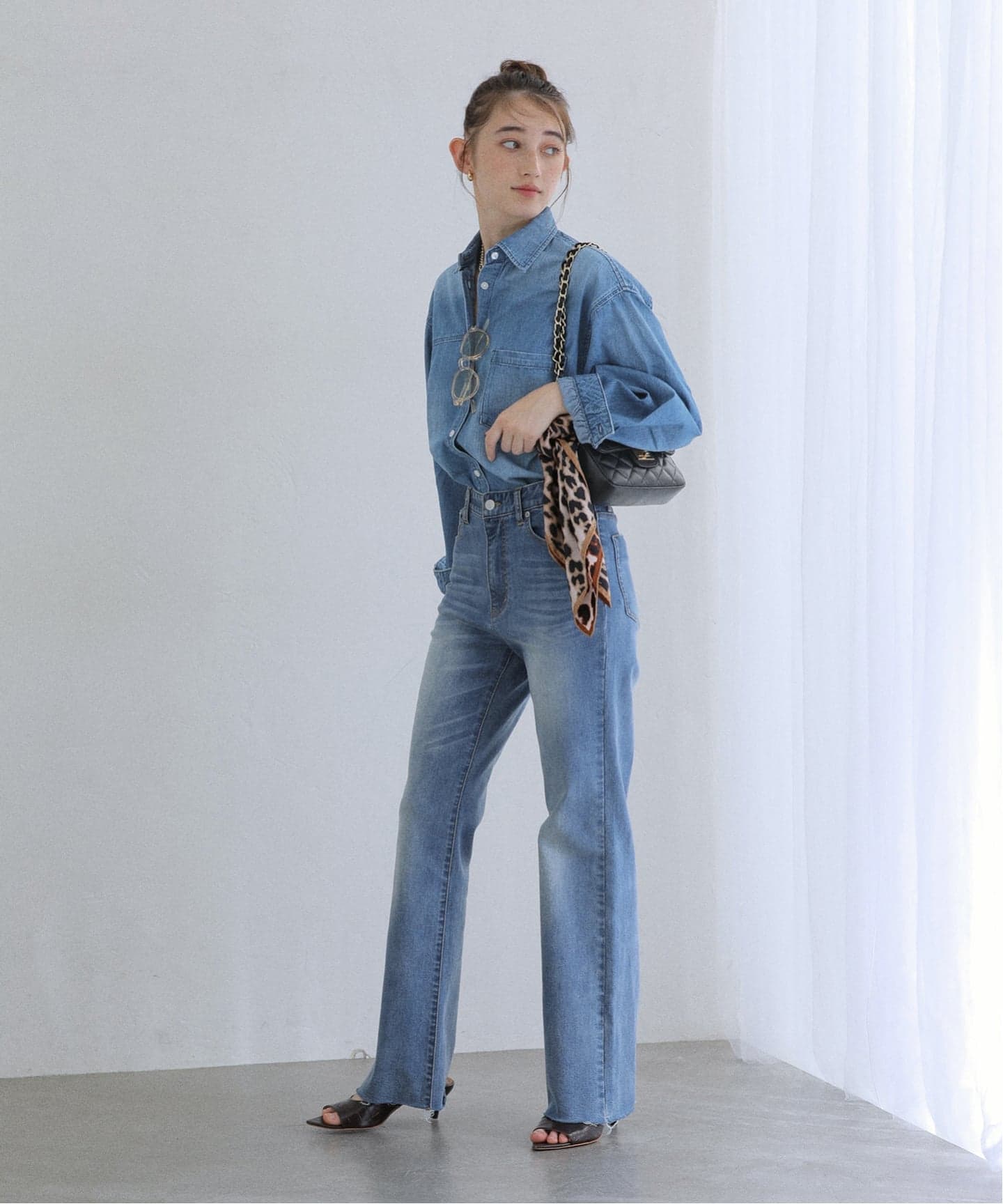 洗える】Healthy Denim /ヘルシーデニム デニムシャツ Tomato