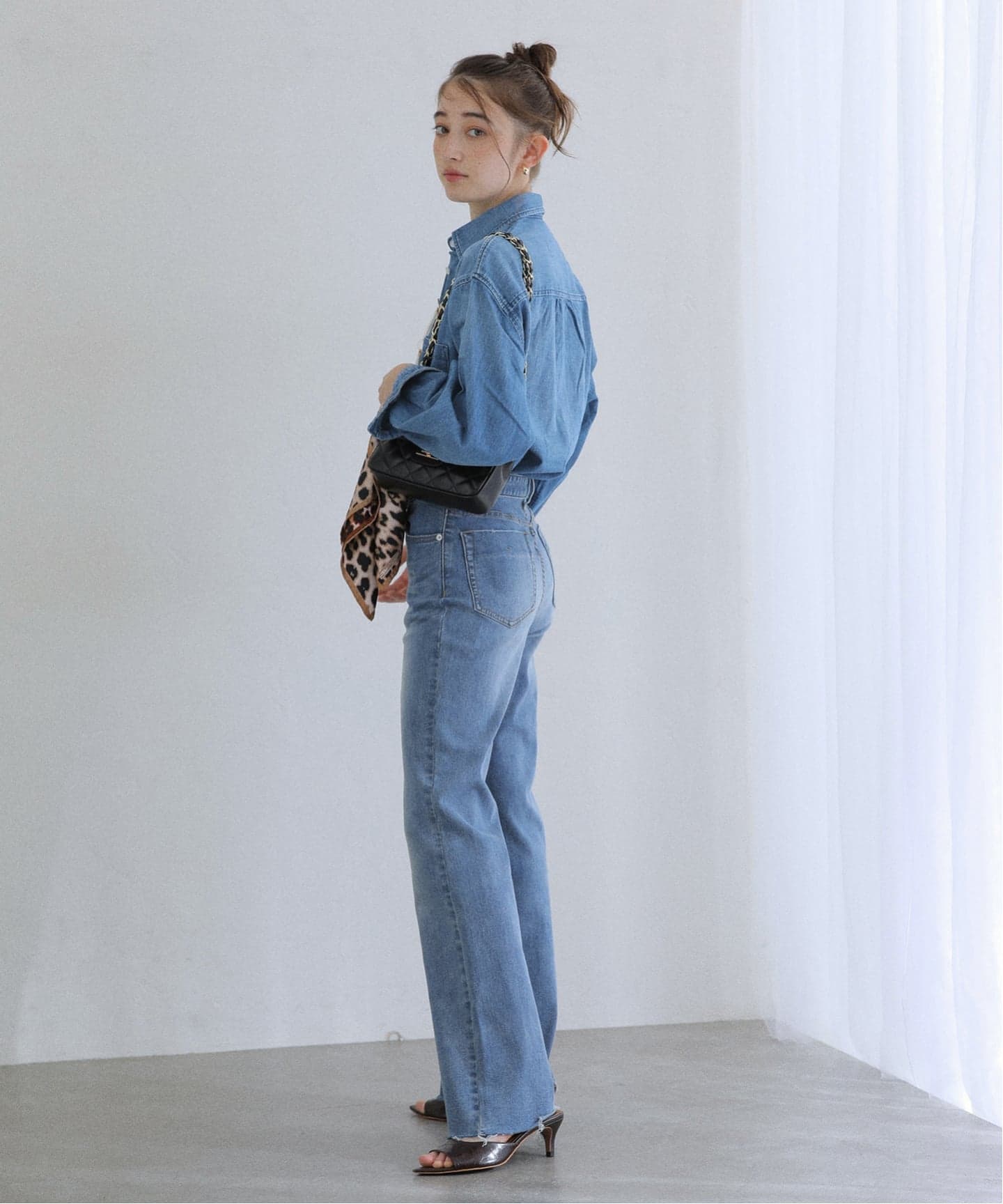 ブラウス シャツ 「洗える」Healthy Denim /ヘルシーデニム　デニムシャツ Tomato レディース 洗える】Healthy Denim /ヘルシーデニム デニムシャツ Tomato