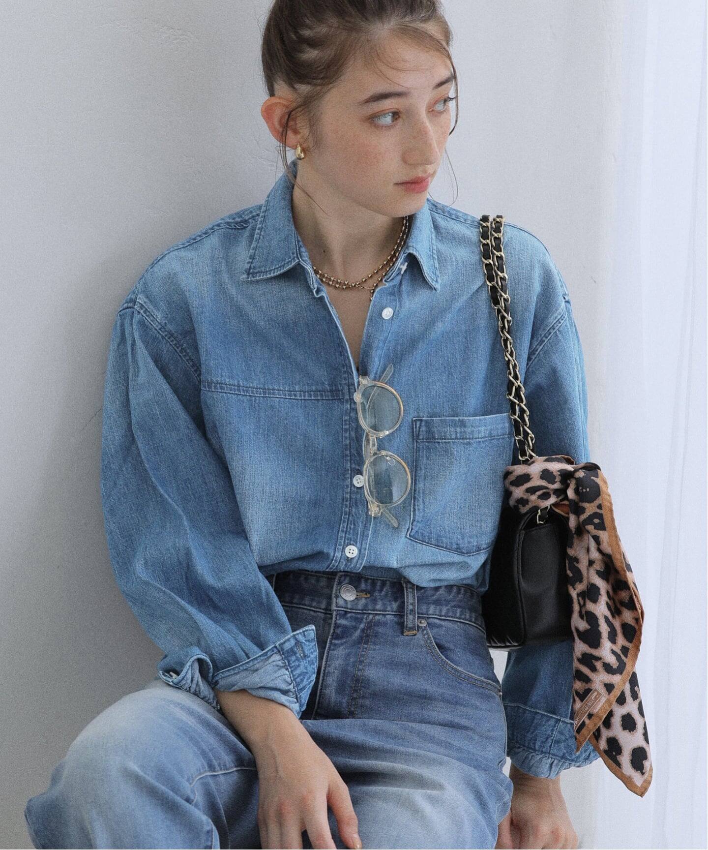 洗える】Healthy Denim /ヘルシーデニム デニムシャツ Tomato（シャツ