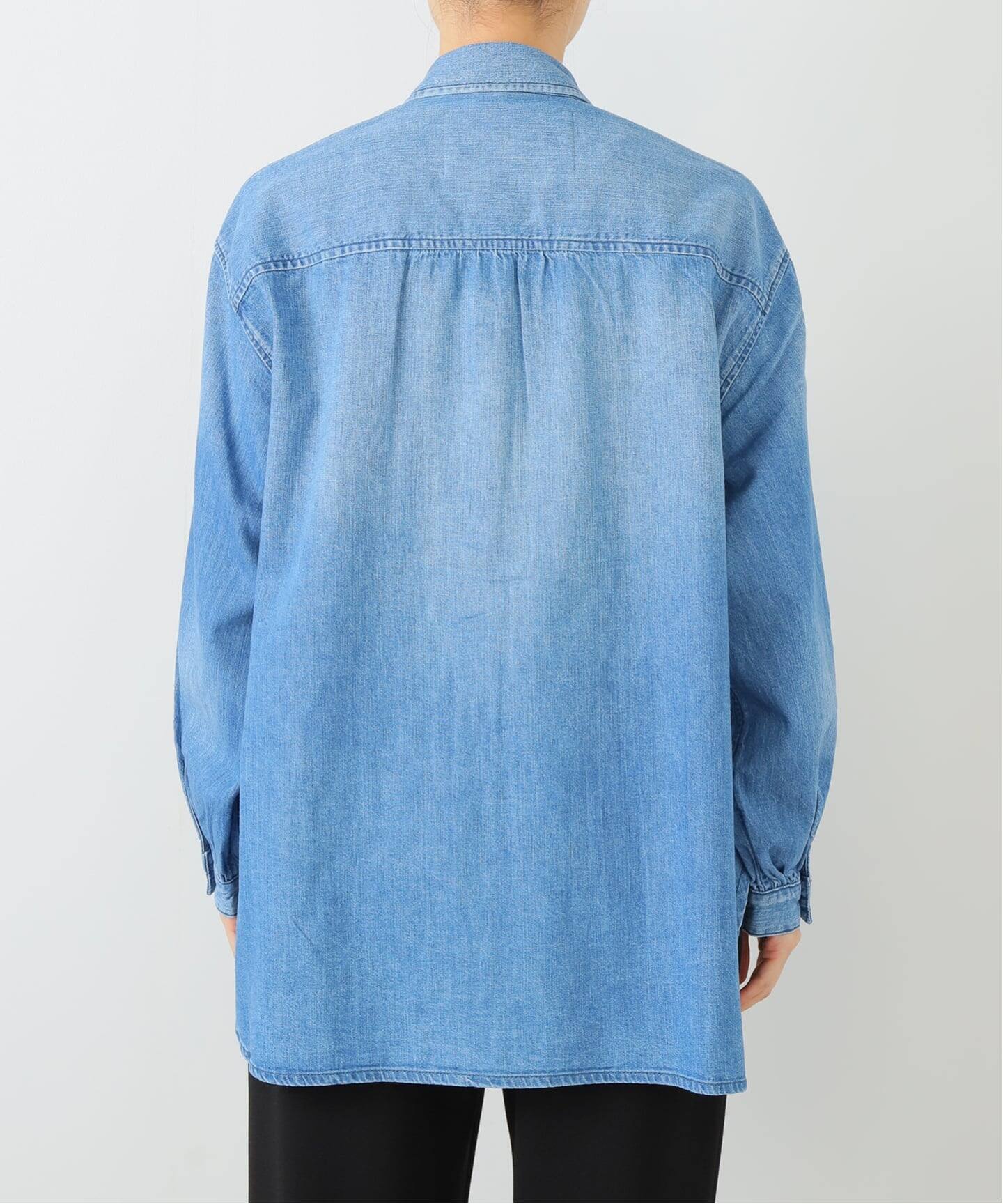 ブラウス シャツ 「洗える」Healthy Denim /ヘルシーデニム　デニムシャツ Tomato レディース 洗える】Healthy Denim /ヘルシーデニム デニムシャツ Tomato