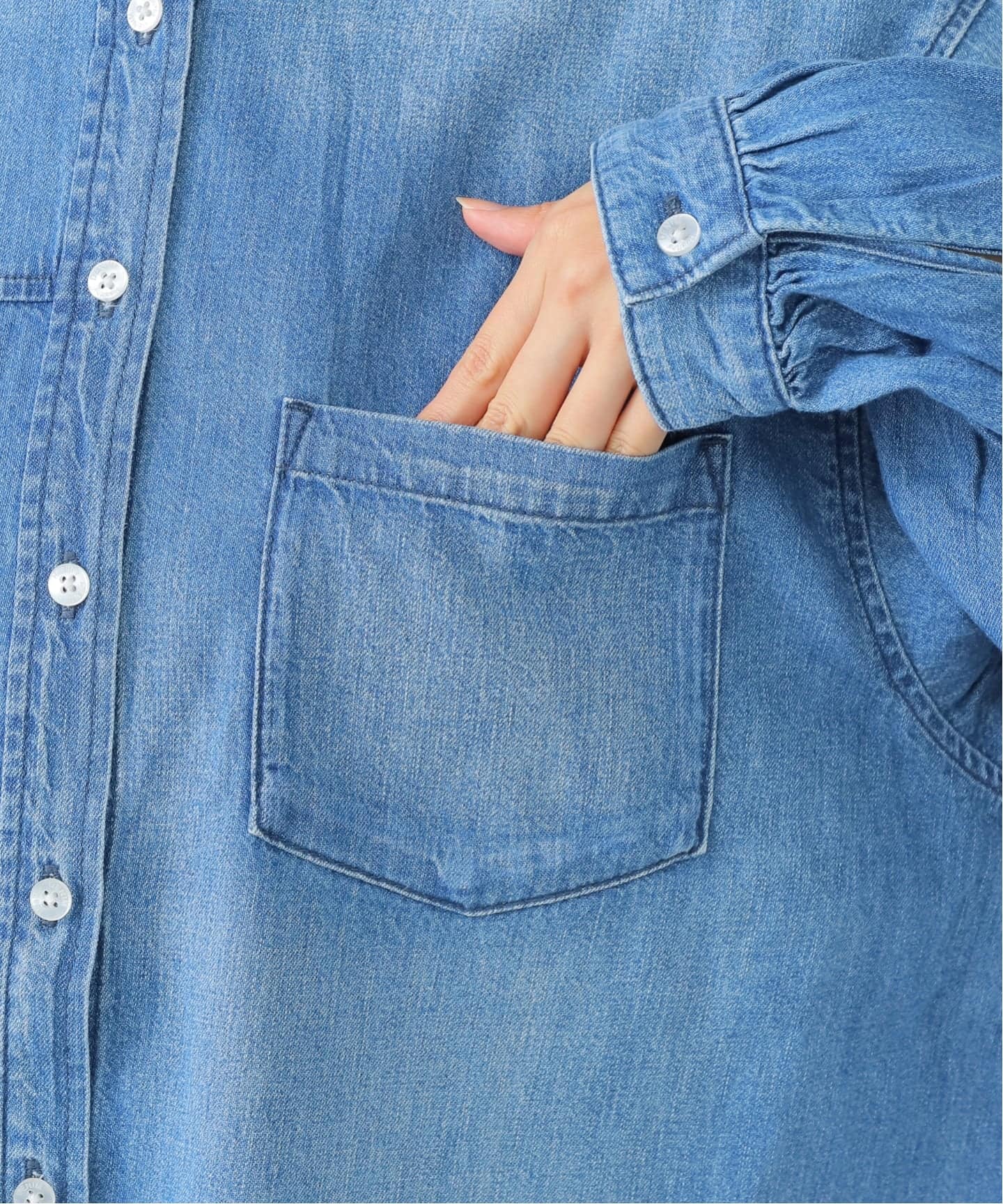 洗える】Healthy Denim /ヘルシーデニム デニムシャツ Tomato（シャツ