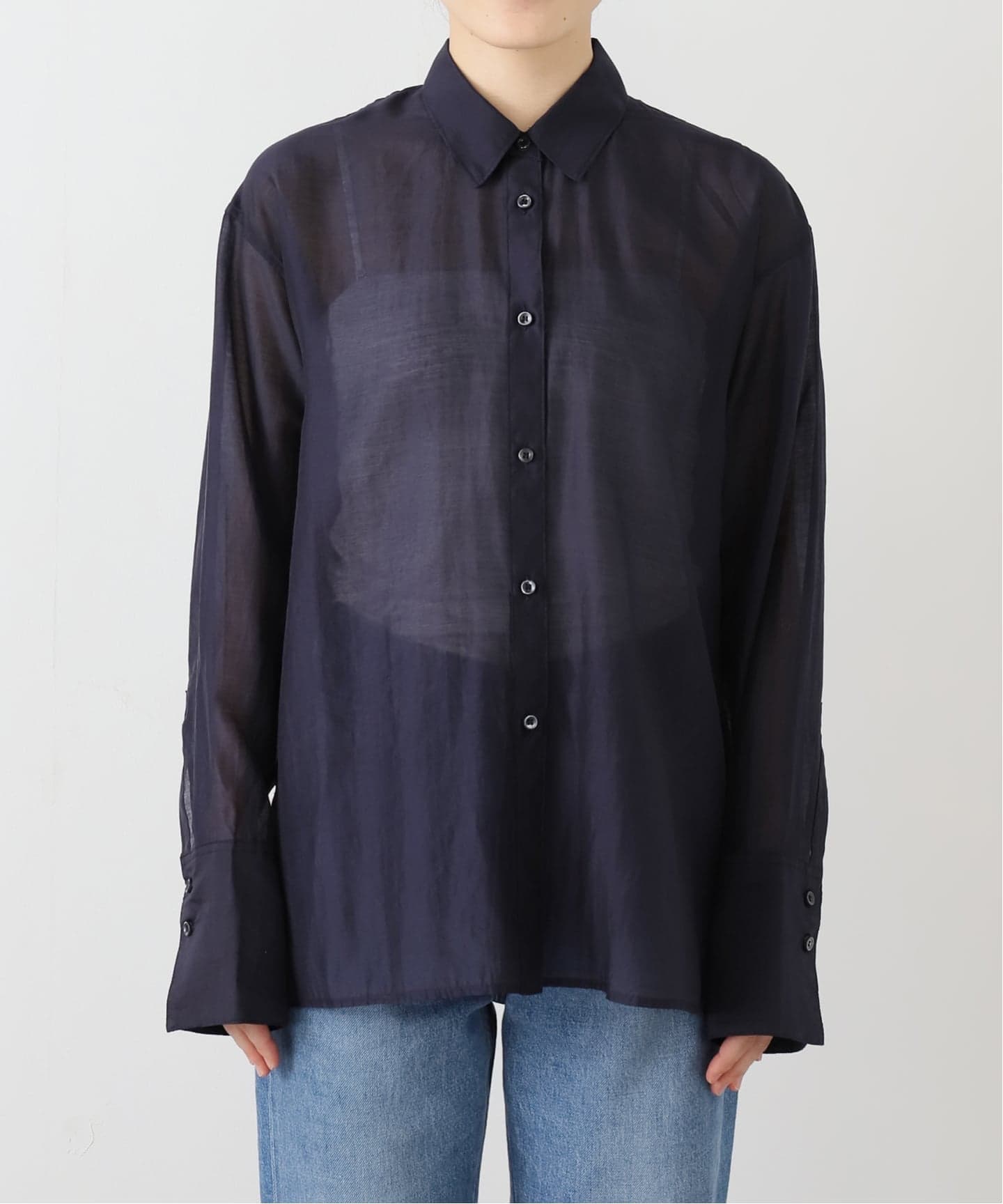 ロングカフスシアーシャツ（シャツ／ブラウス）｜Spick and Span