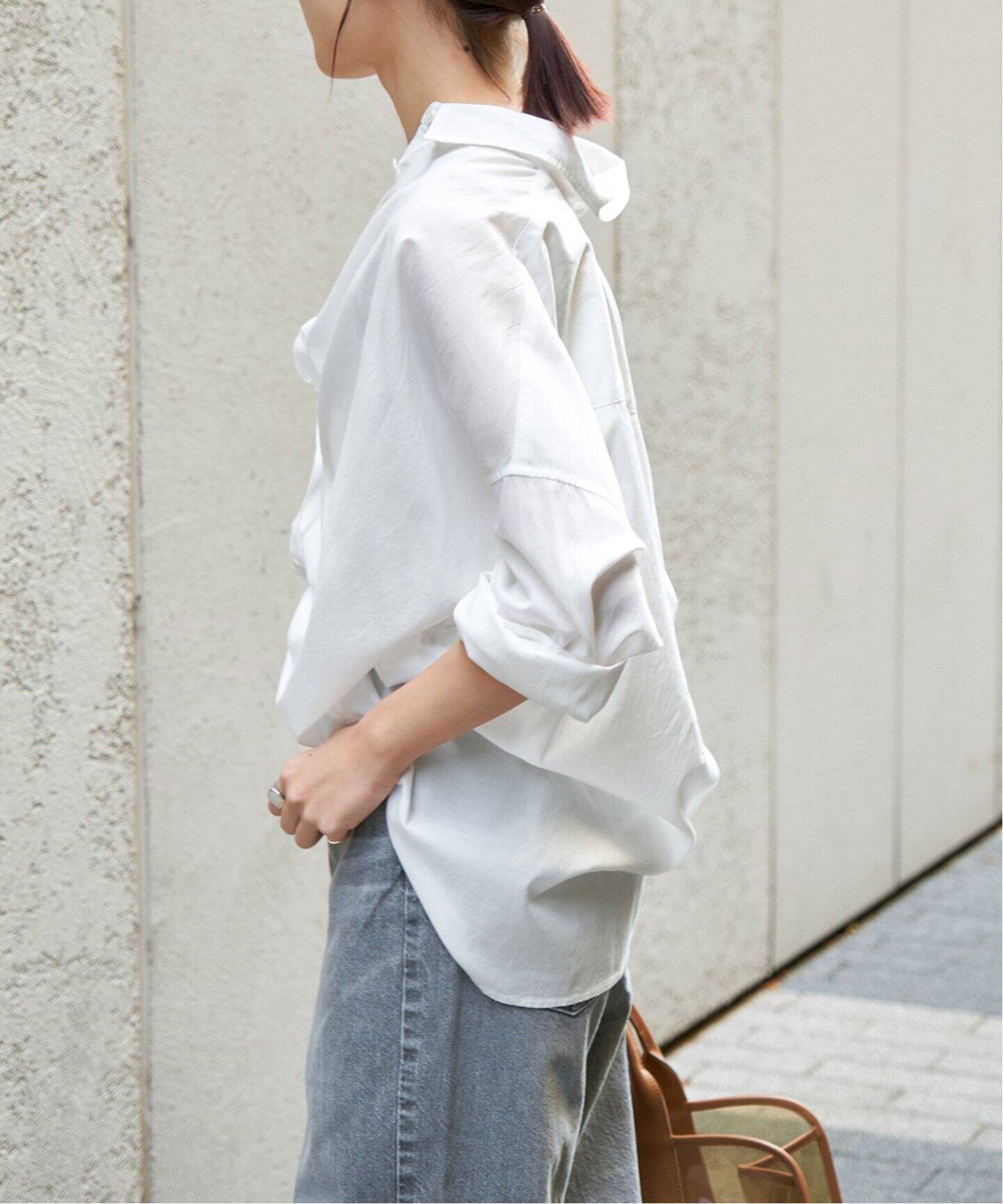 Spick &spanガーメントダイカシュクールシャツ Spick & Span｜《追加予約》ガーメントダイカシュクールシャツ