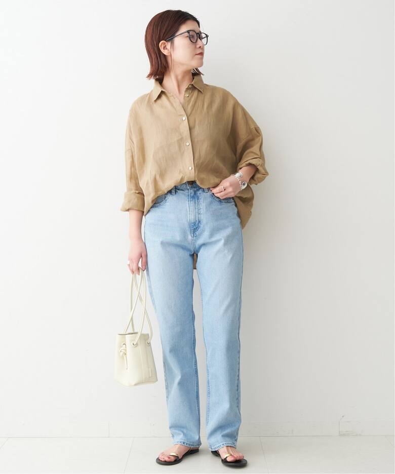 全15色 / 追加》 80リネンカシュクール ビッグシャツ（シャツ 