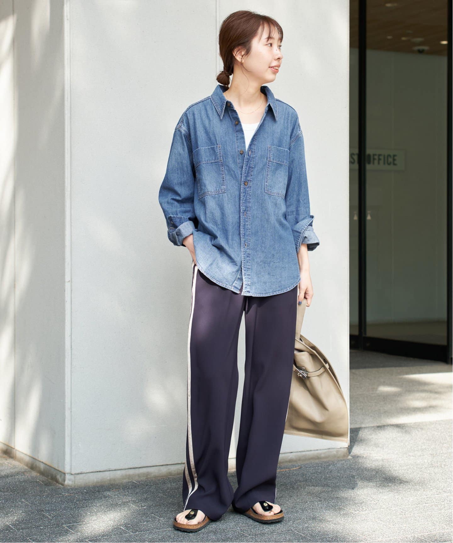 Spick and Span ライトオンスデニムシャツ 追加予約》ライトオンスデニムシャツ（シャツ／ブラウス
