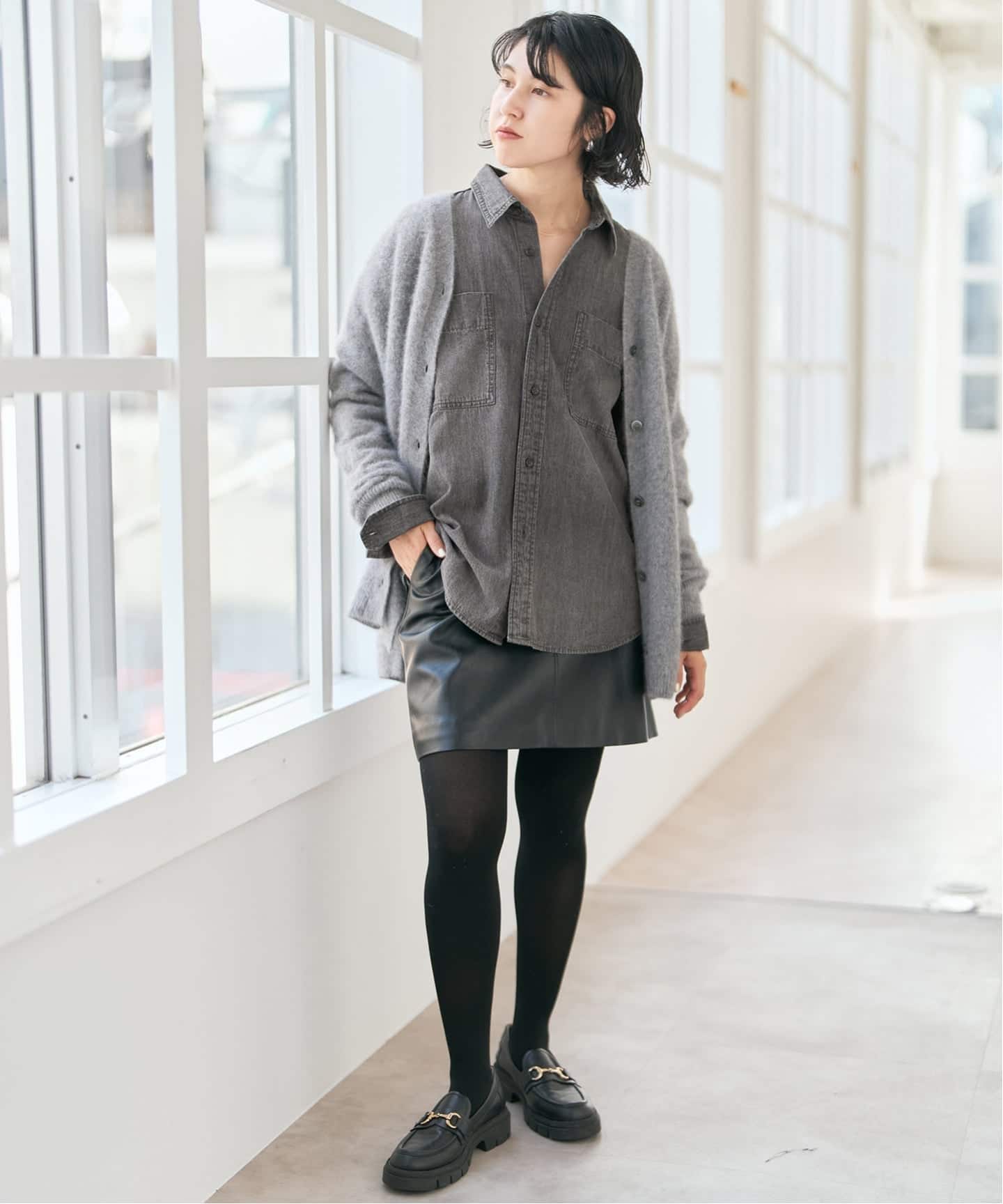 追加2》ライトオンスデニムシャツ（シャツ／ブラウス）｜Spick and