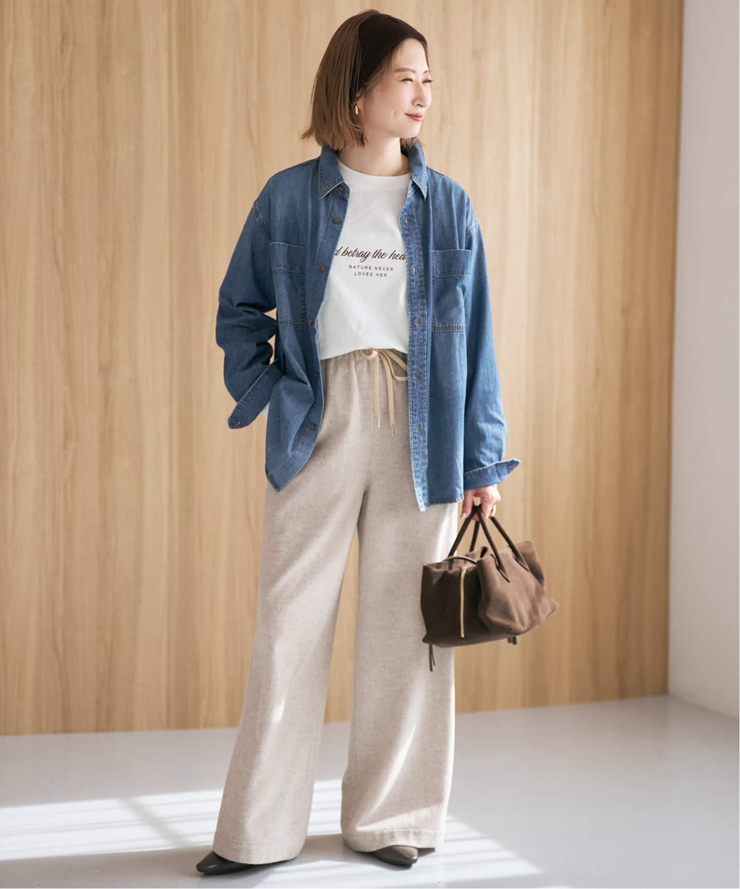 追加2》ライトオンスデニムシャツ（シャツ／ブラウス）｜Spick and