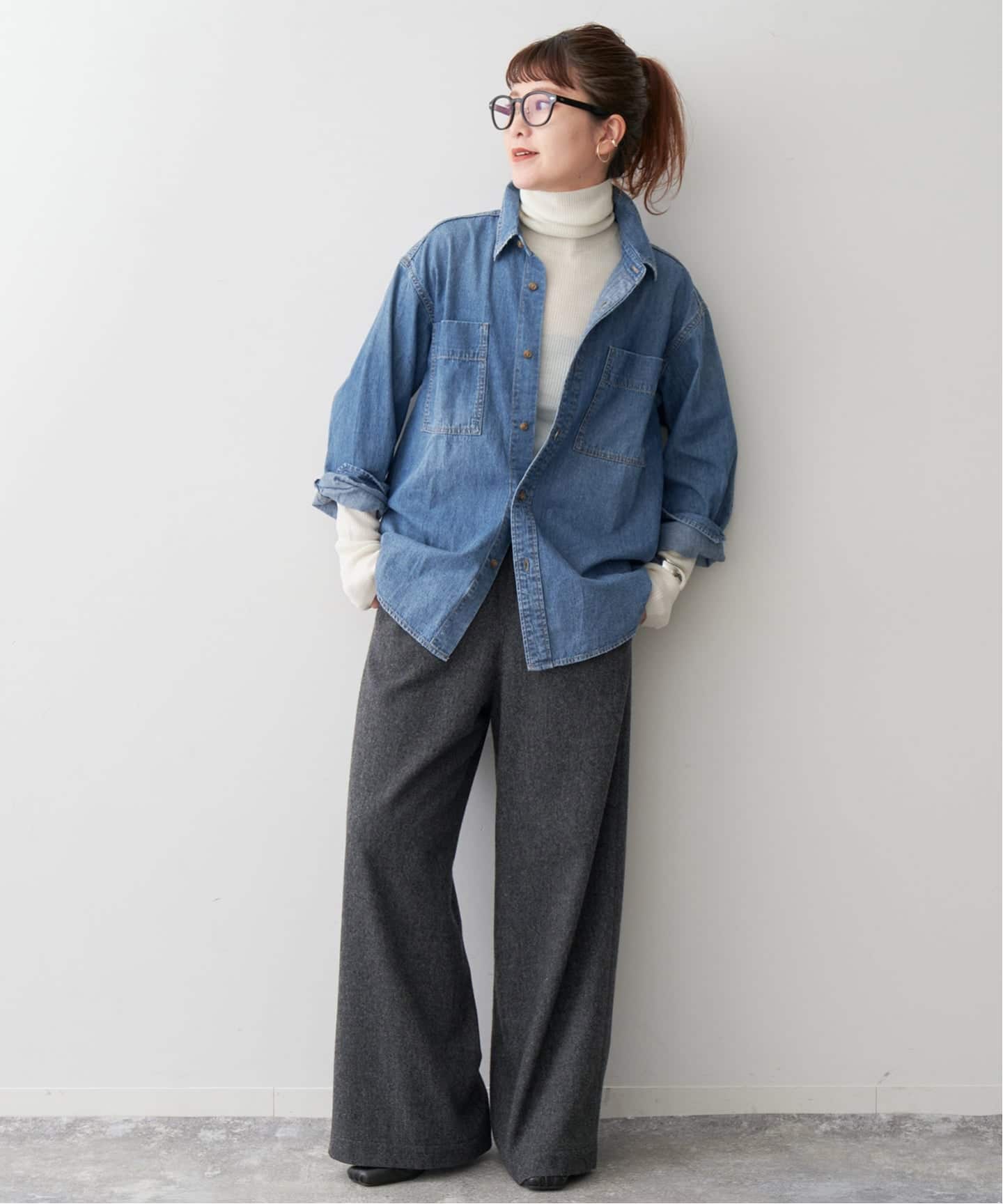 追加2》ライトオンスデニムシャツ（シャツ／ブラウス）｜Spick