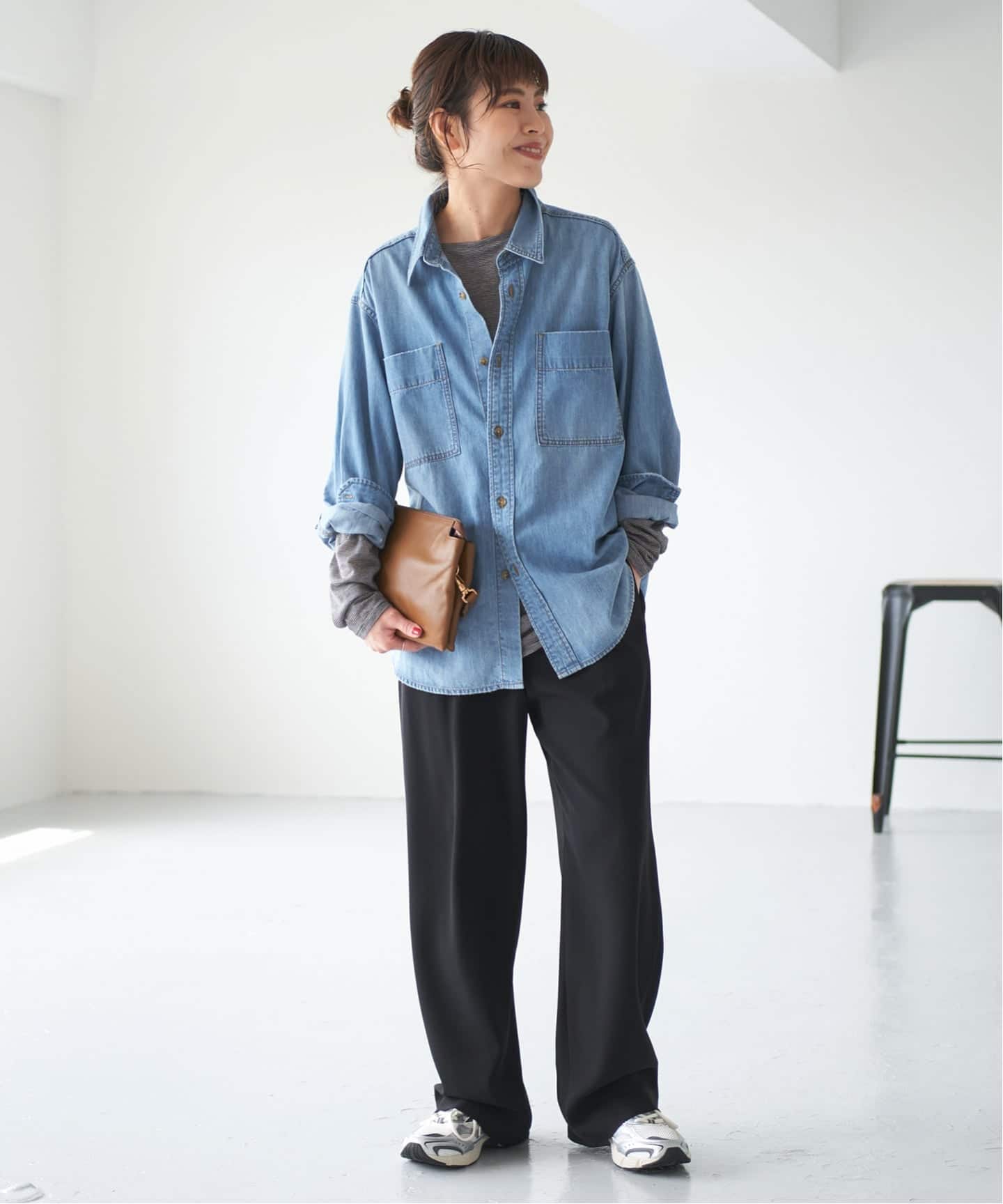 追加2》ライトオンスデニムシャツ（シャツ／ブラウス）｜Spick