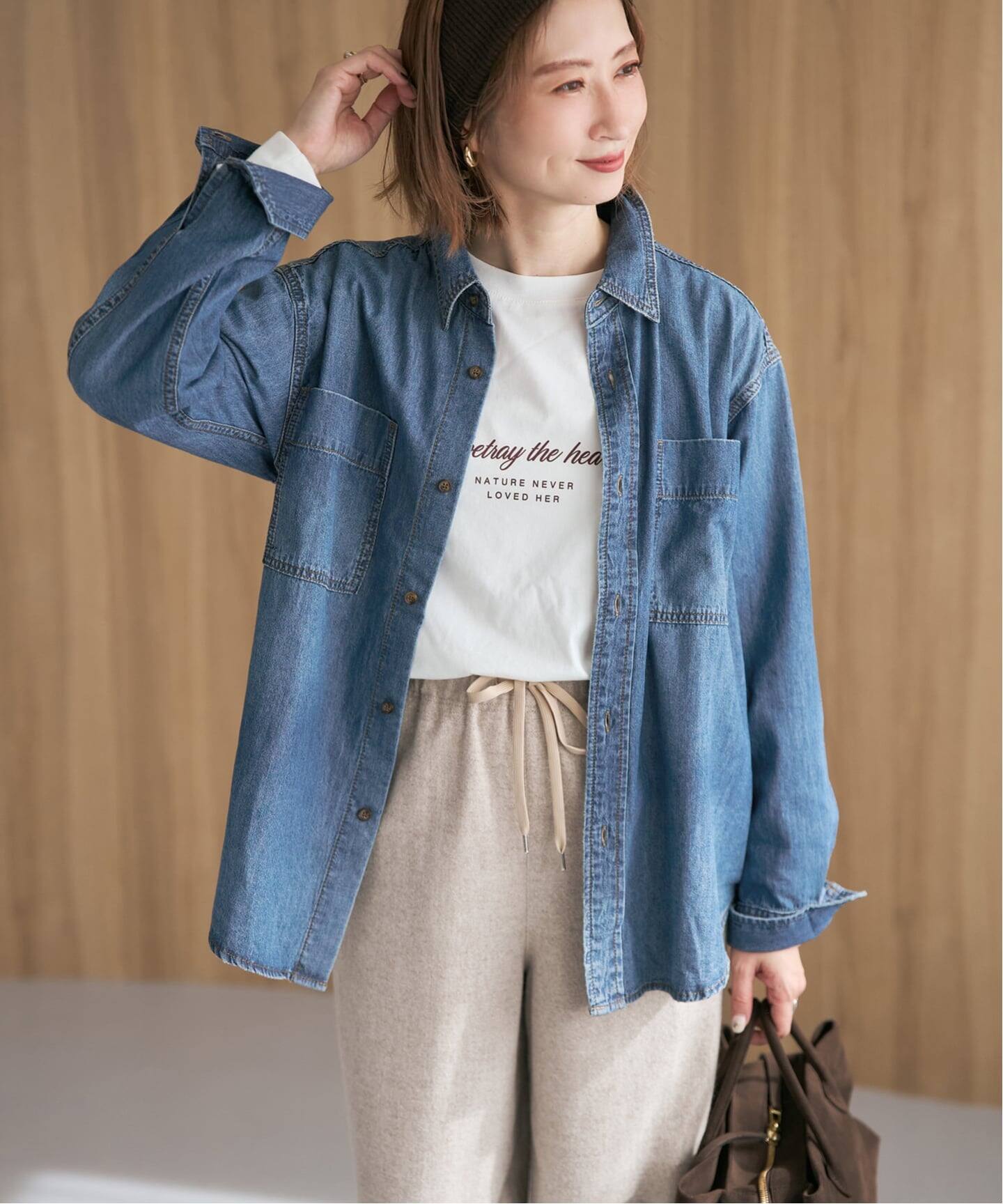 Spick and Span ライトオンスデニムシャツ 人気商品】新品♡Spick＆Span ライトオンスデニムシャツ Spick & Span