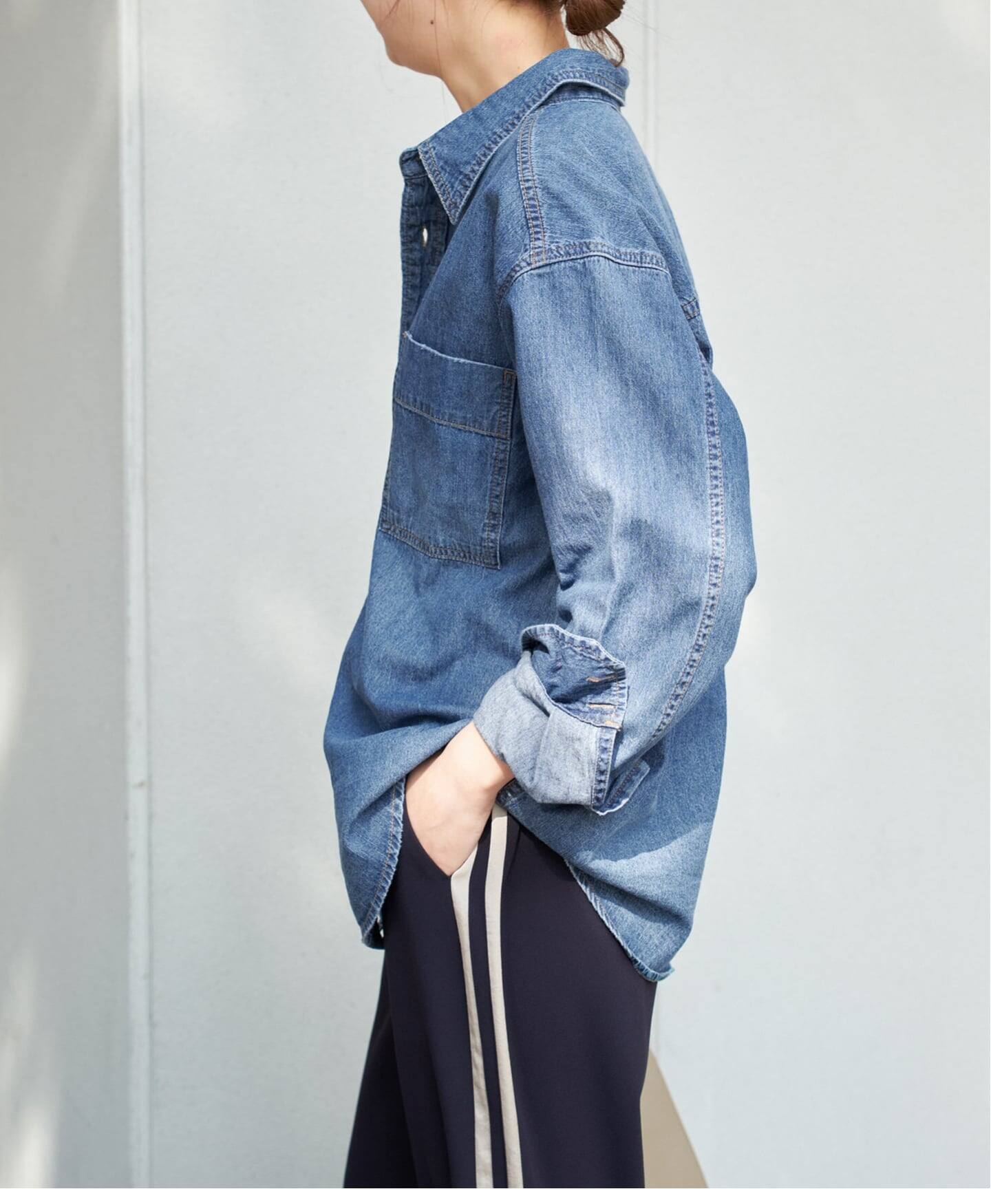 追加2》ライトオンスデニムシャツ（シャツ／ブラウス）｜Spick and