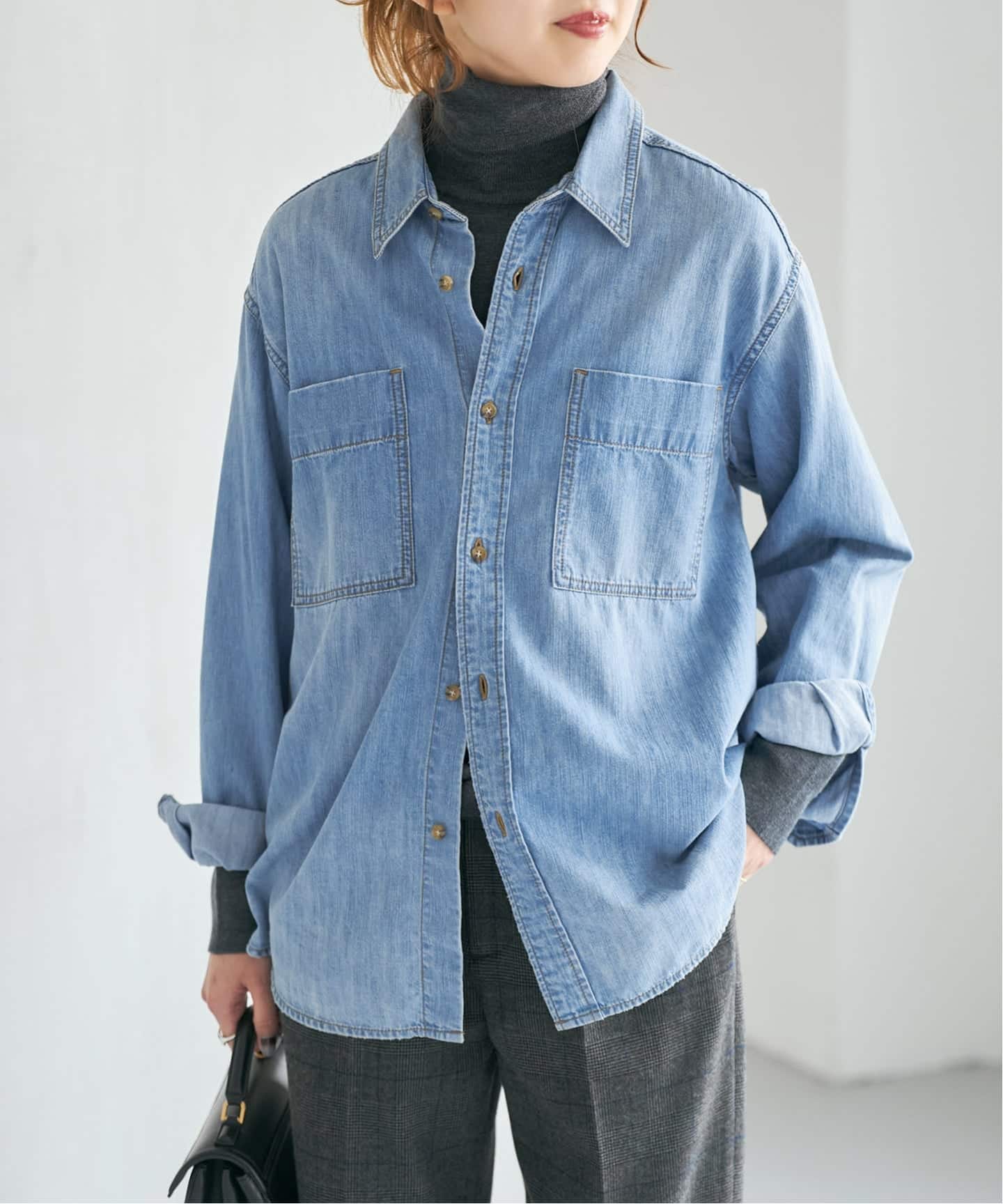 追加2》ライトオンスデニムシャツ（シャツ／ブラウス）｜Spick