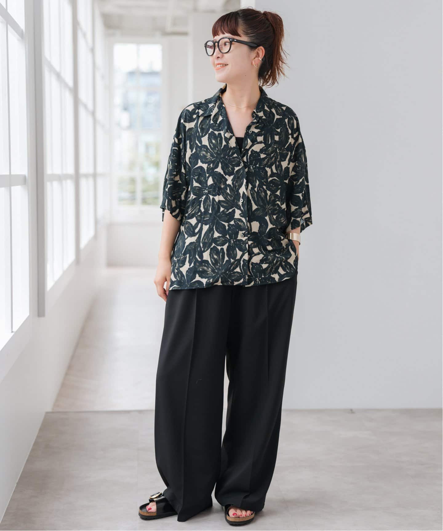 Spick & Span DEVEAUXハーフスリーブシャツ DEVEAUXハーフスリーブシャツ(シャツ/ブラウス)|Spick and