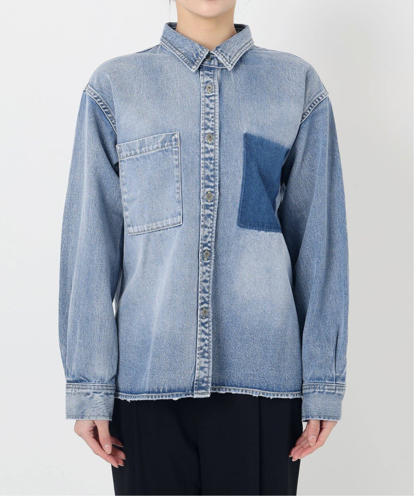 未使用Spick and Span 5 1/2 SOFT DENIM SHIRT 5 1/2 SOFT DENIM SHIRT（シャツ／ブラウス）｜Spick and Span