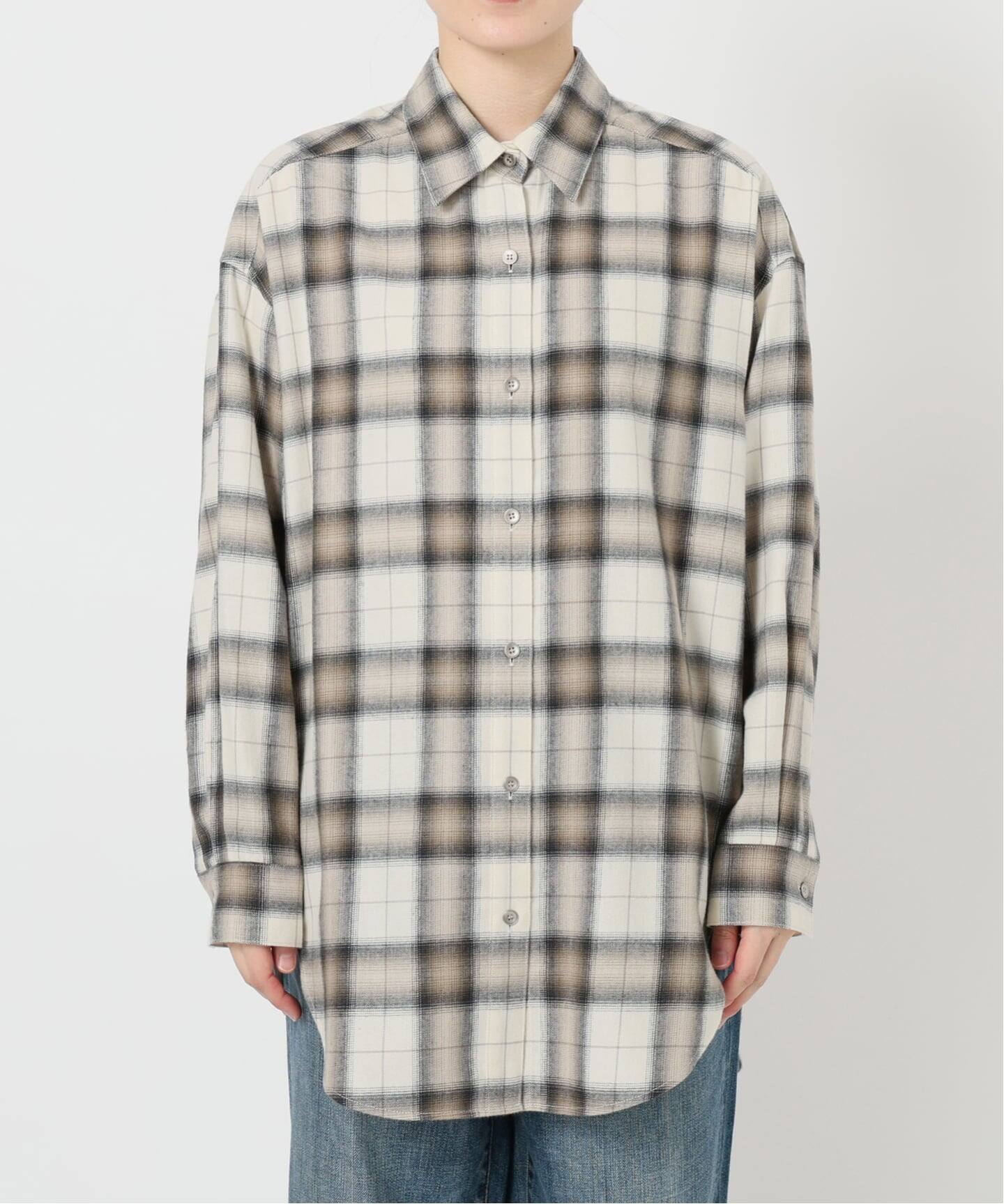 Spick&Span オンブレーチェックルーズシャツ Spick & Span（スピックアンドスパン）の「オンブレーチェック